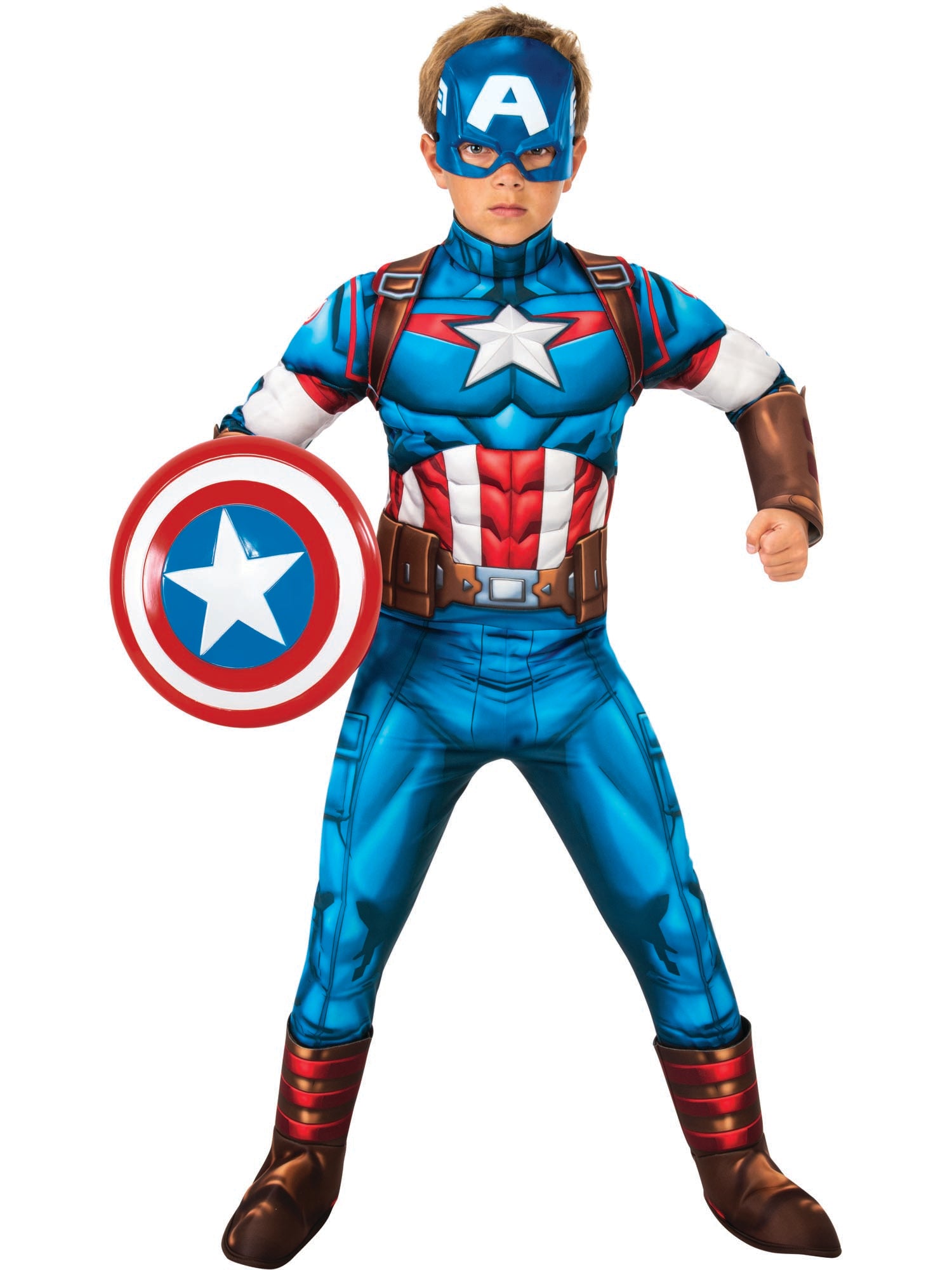 Captain America, Avengers, Avengers, Avengers, multi-colored, Marvel, Children's Costumes, XXS, Front