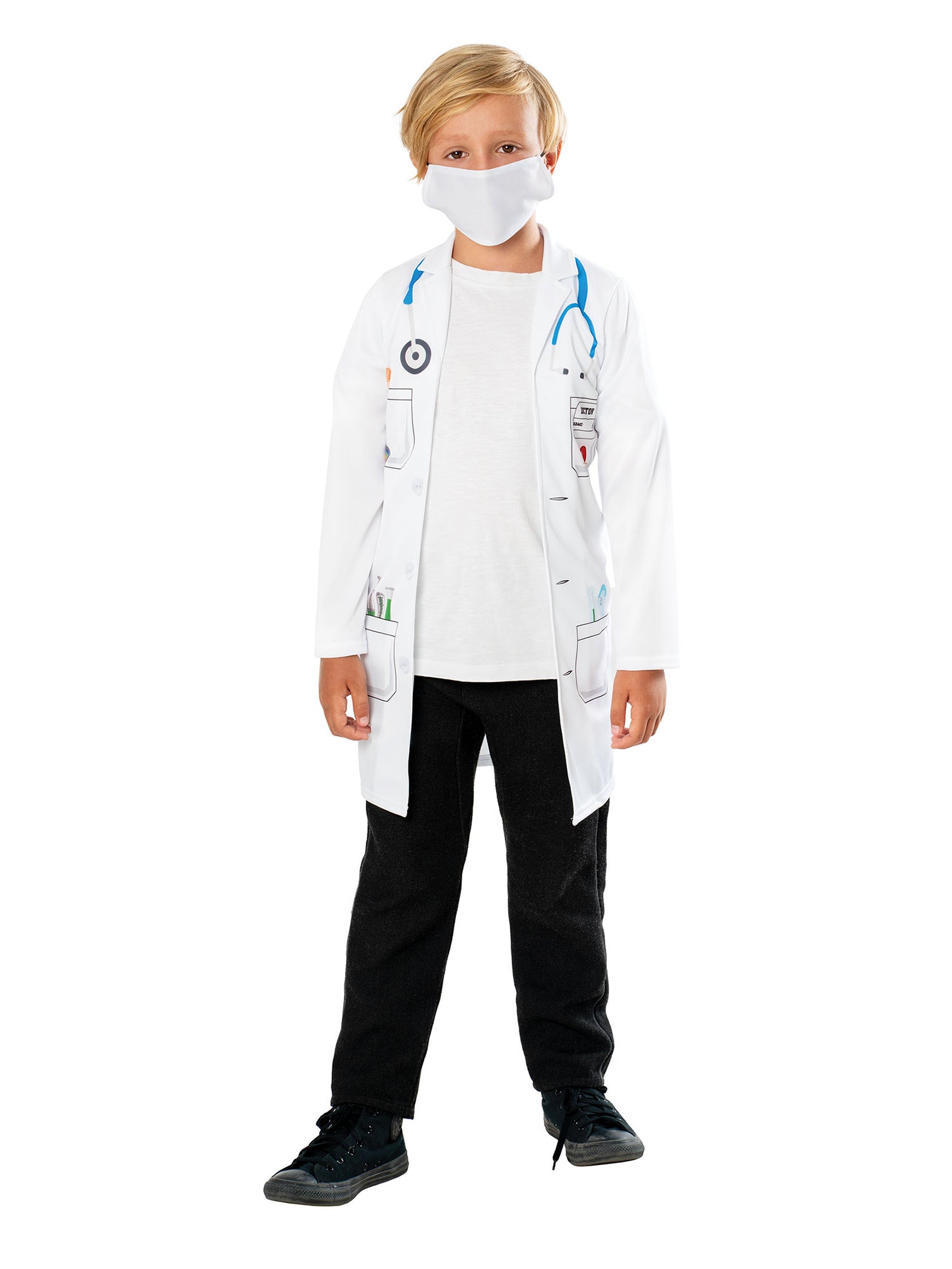 Doctor, White, Generic, Kids Costumes, 5-6 years, Front