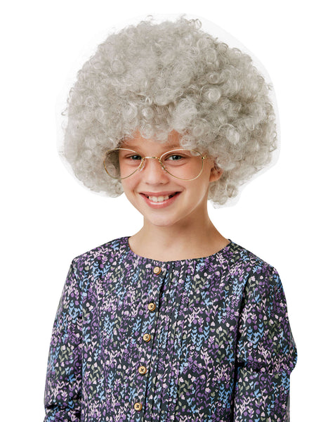 Granny Wig Costume Accessory