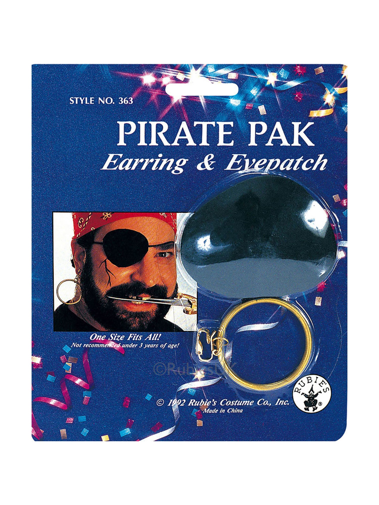 Pirate, Multi, Generic, Accessories, One Size, Front