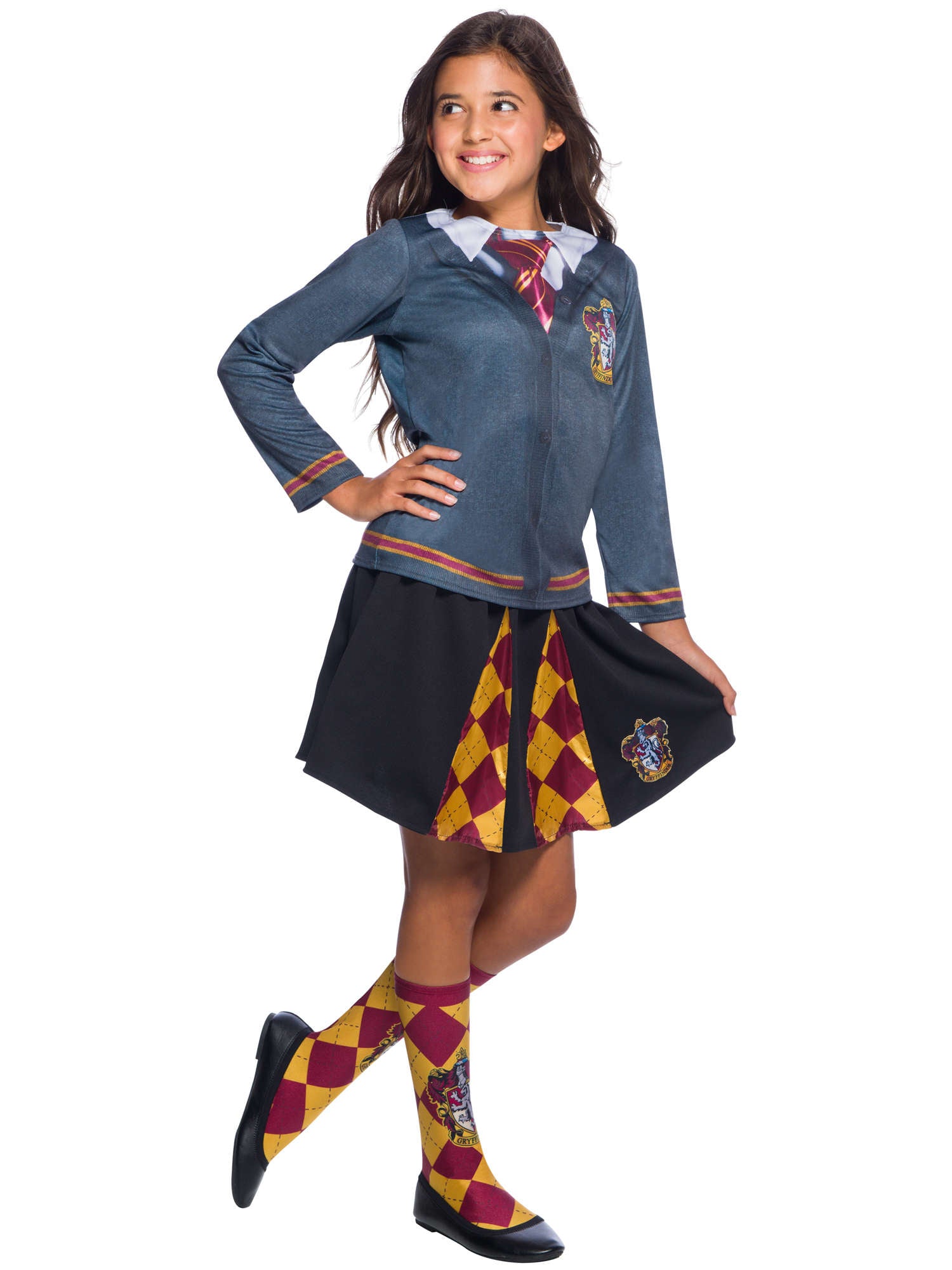 Gryffindor, Multi, Harry Potter, Kids Costumes, One Size, Front