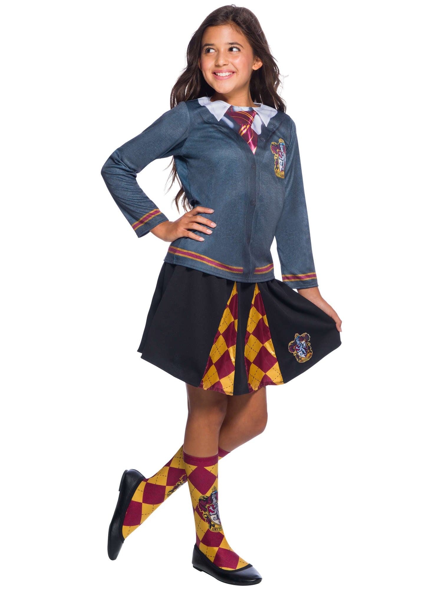 Gryffindor, Multi, WB Wizarding World, Kids Costumes, One Size, Front