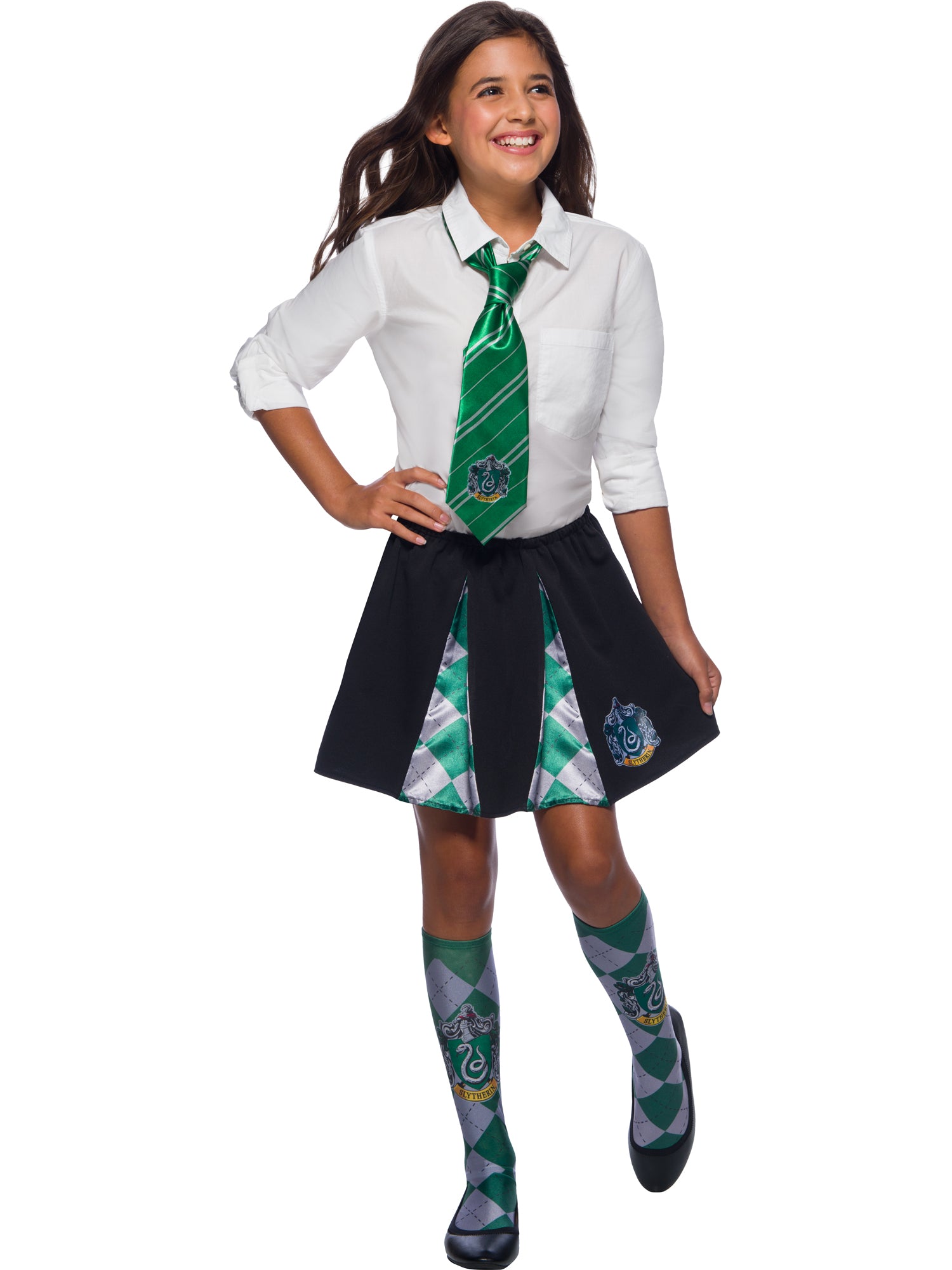 Slytherin, Multi, WB Wizarding World, Kids Costumes, One Size, Back