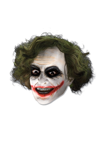 The Joker 3/4 Vinyl Mask With Wig