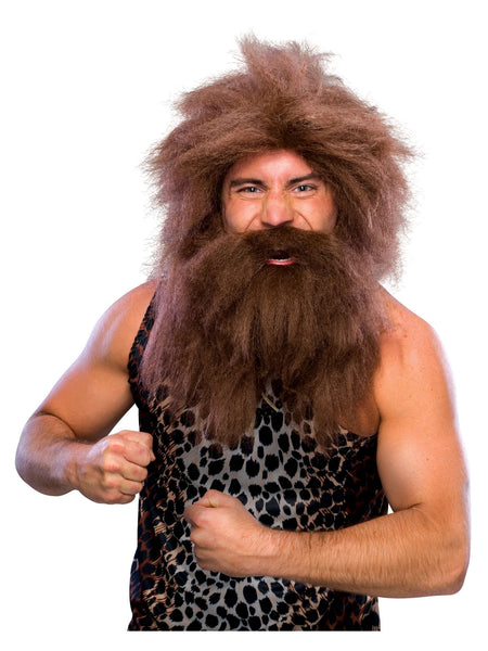 Caveman Beard and Wig Set