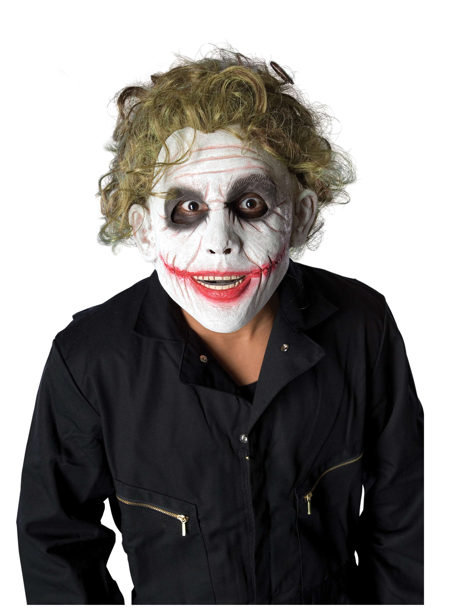 The Joker, The Dark Knight, Batman, The Dark Knight, Green, DC, Wig, Adult, Front