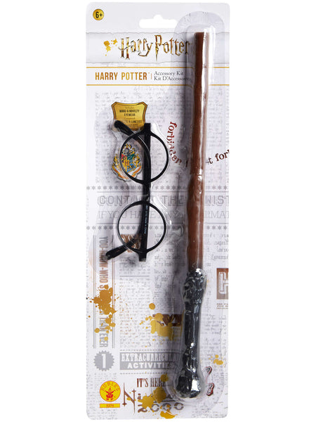 Harry Potter Wand & Glasses Blister Kit