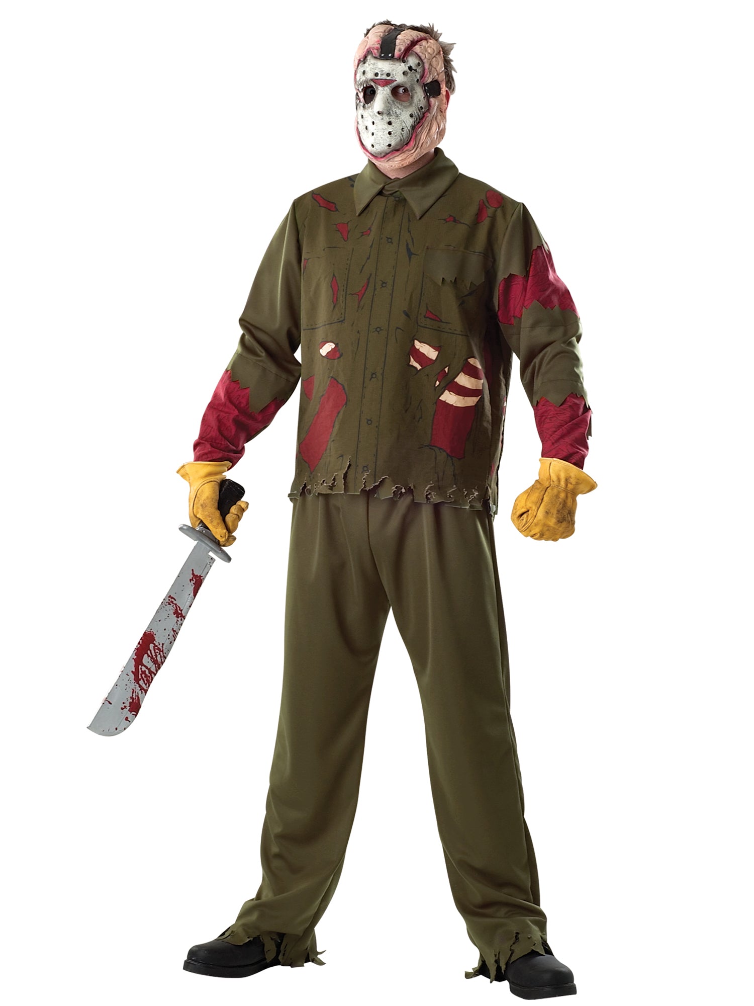 Jason Voorhees, Multi, Friday the 13th, Adult Costume, Extra Small, Front