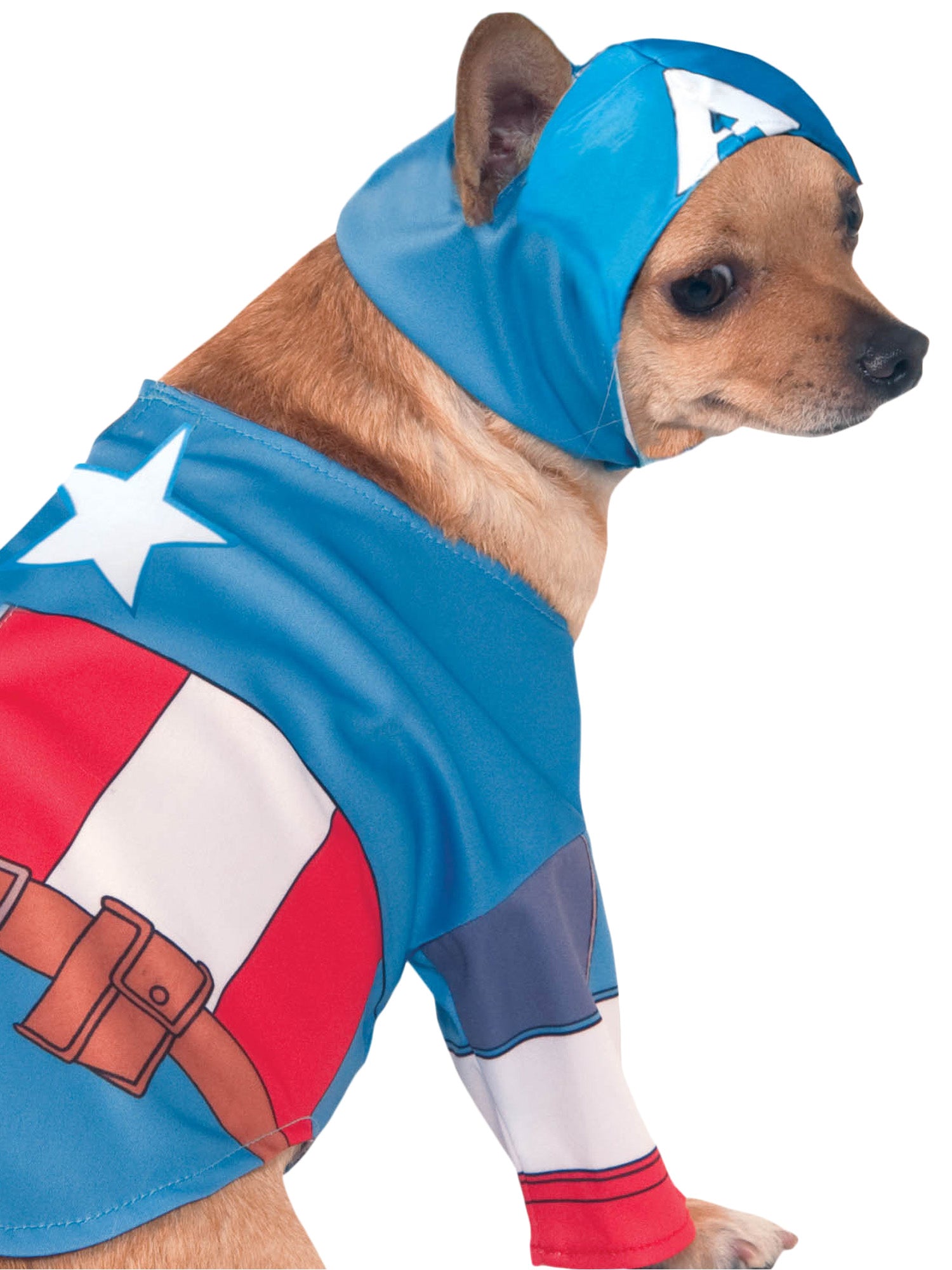 Captain America, Avengers, Multi, Disney - Marvel, Pet Costumes, Small, Back
