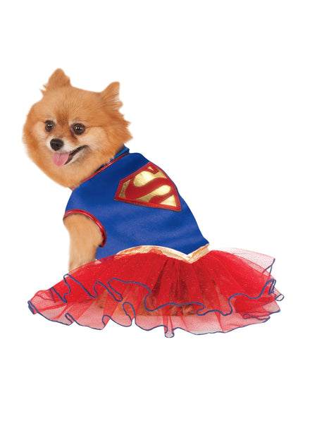 Supergirl Tutu Dress Pet Costume