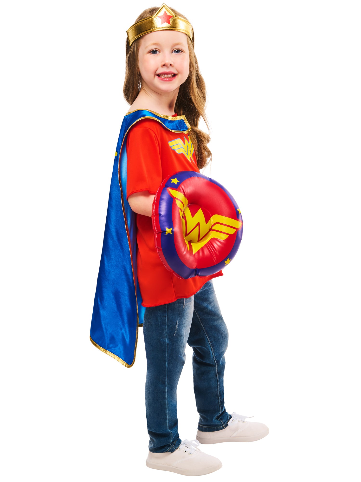 Wonder Woman, Wonder Woman, Muliticoloured, Kids Costumes, , Side