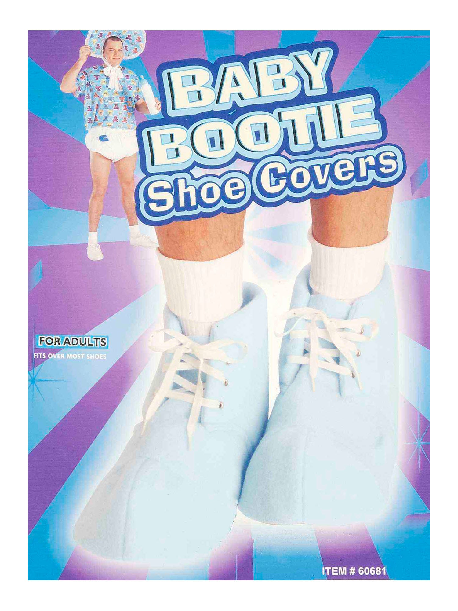 Blue Blue Baby Bootie Shoe Cover Costume Accessory