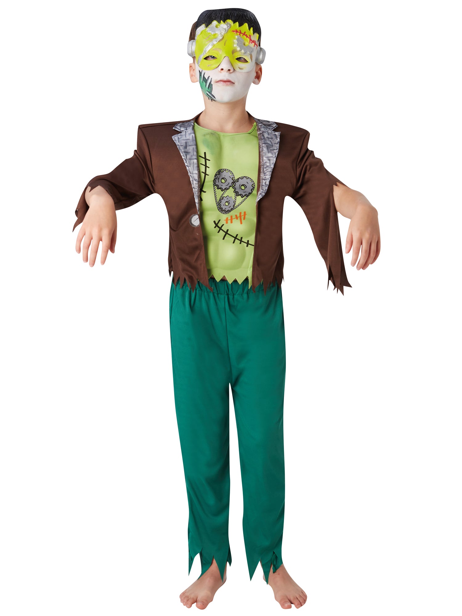 Frankenstein, Multi, Generic, Kids Costumes, Medium, Front