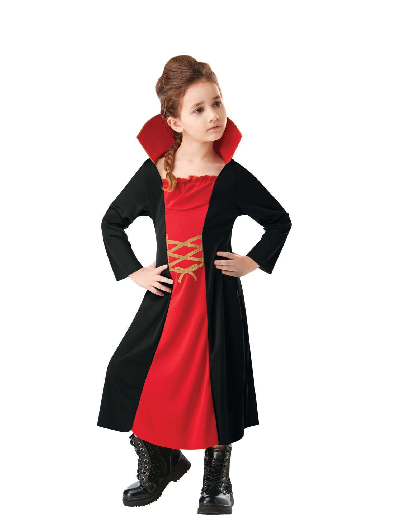 Vampire, Multi, Generic, Childrens Costume, Medium, Front