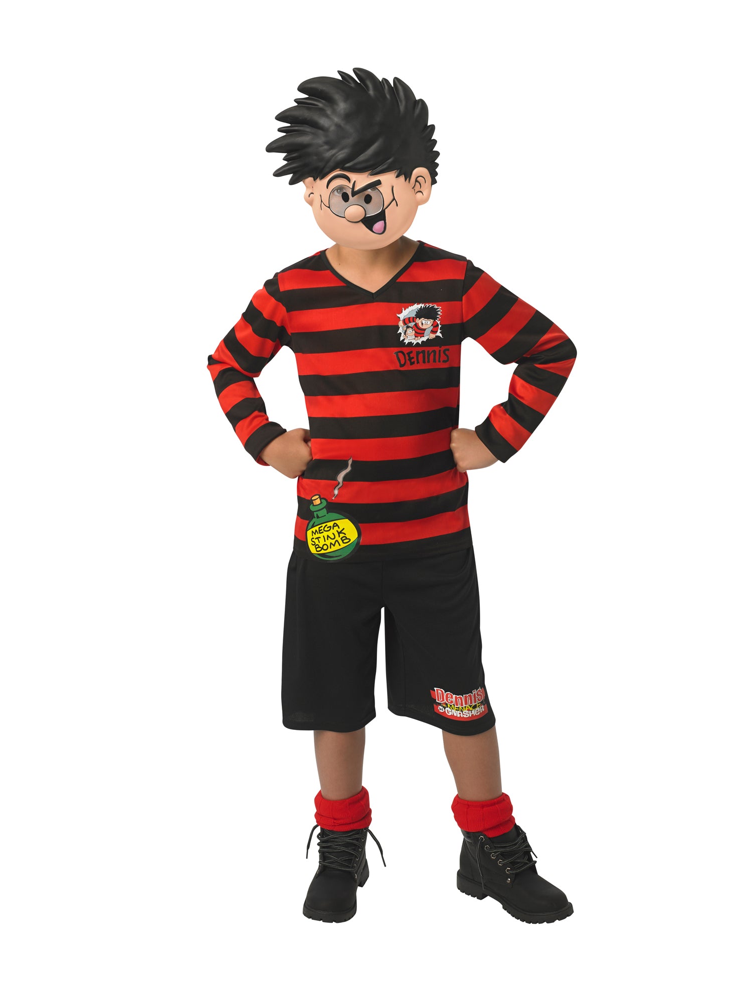 Dennis The Menace, Multi, Beano, Childrens Costume, Medium, Front