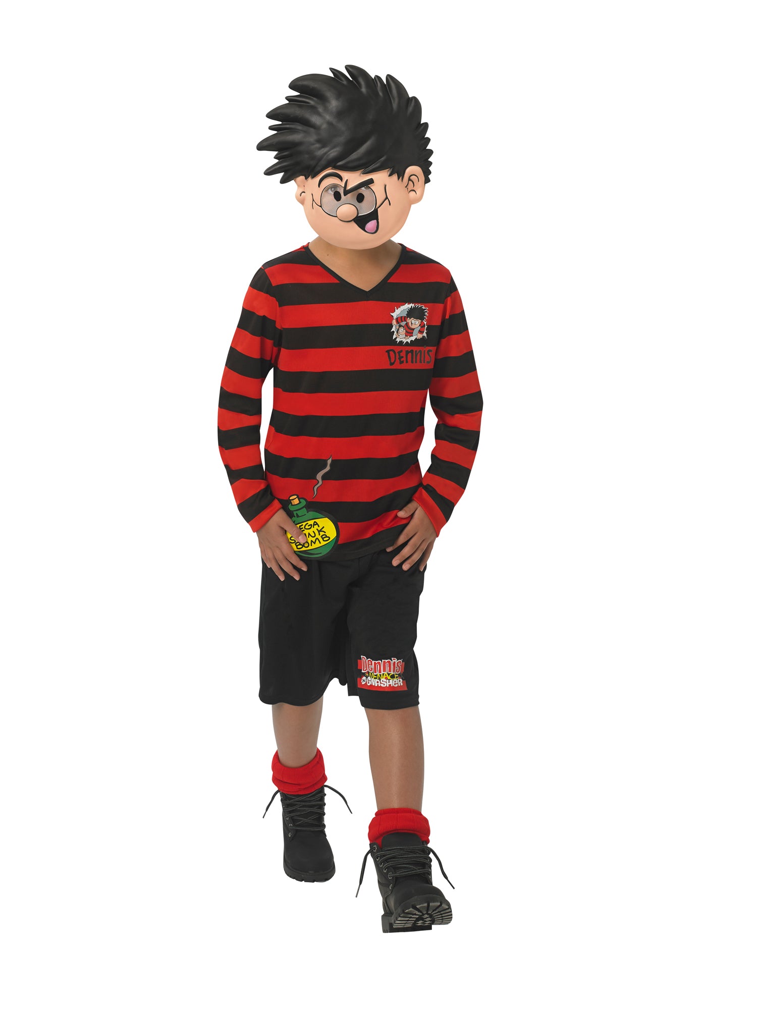 Dennis The Menace, Multi, Beano, Childrens Costume, Medium, Back