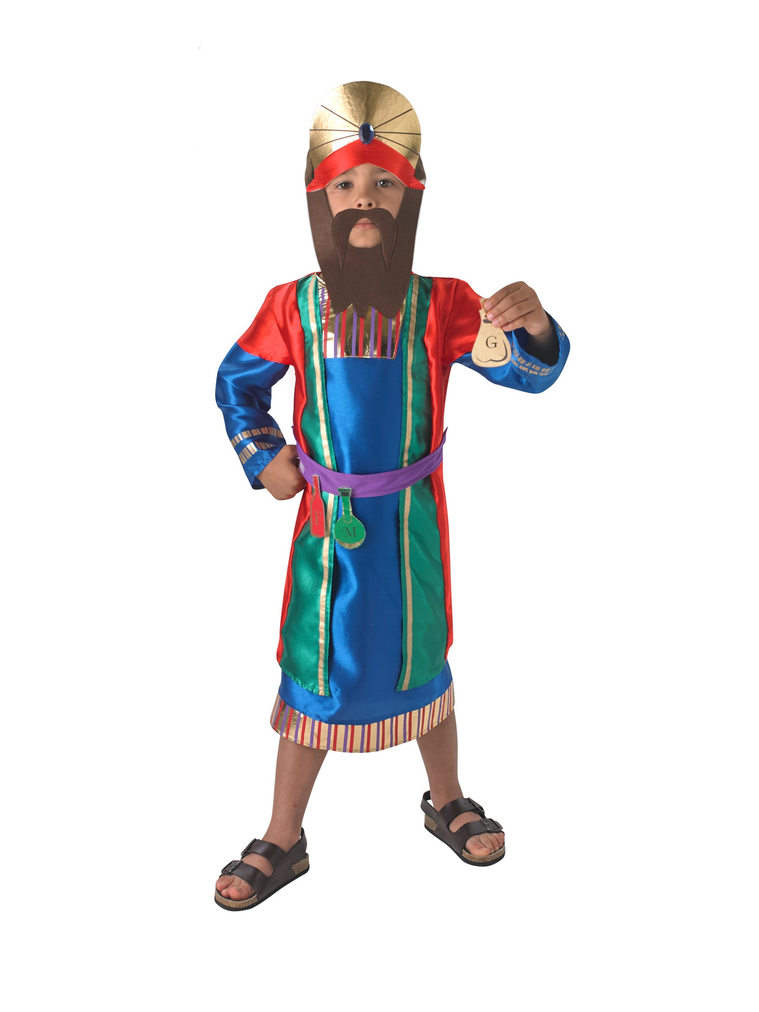 Wiseman, Multi, Generic, Kids Costumes, Small, Front