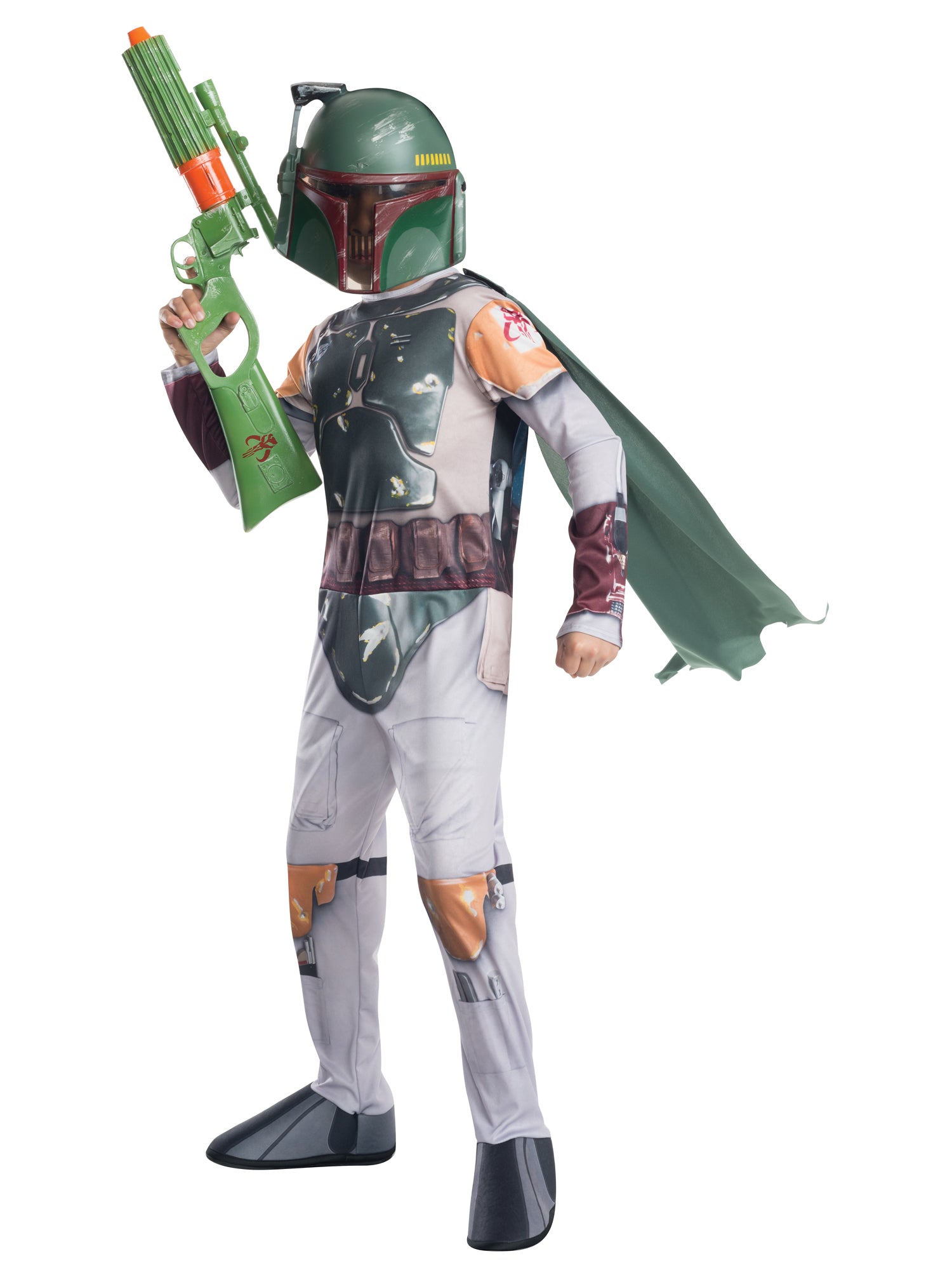 Boba Fett, Multi, Star Wars, Kids Costumes, Small, Front