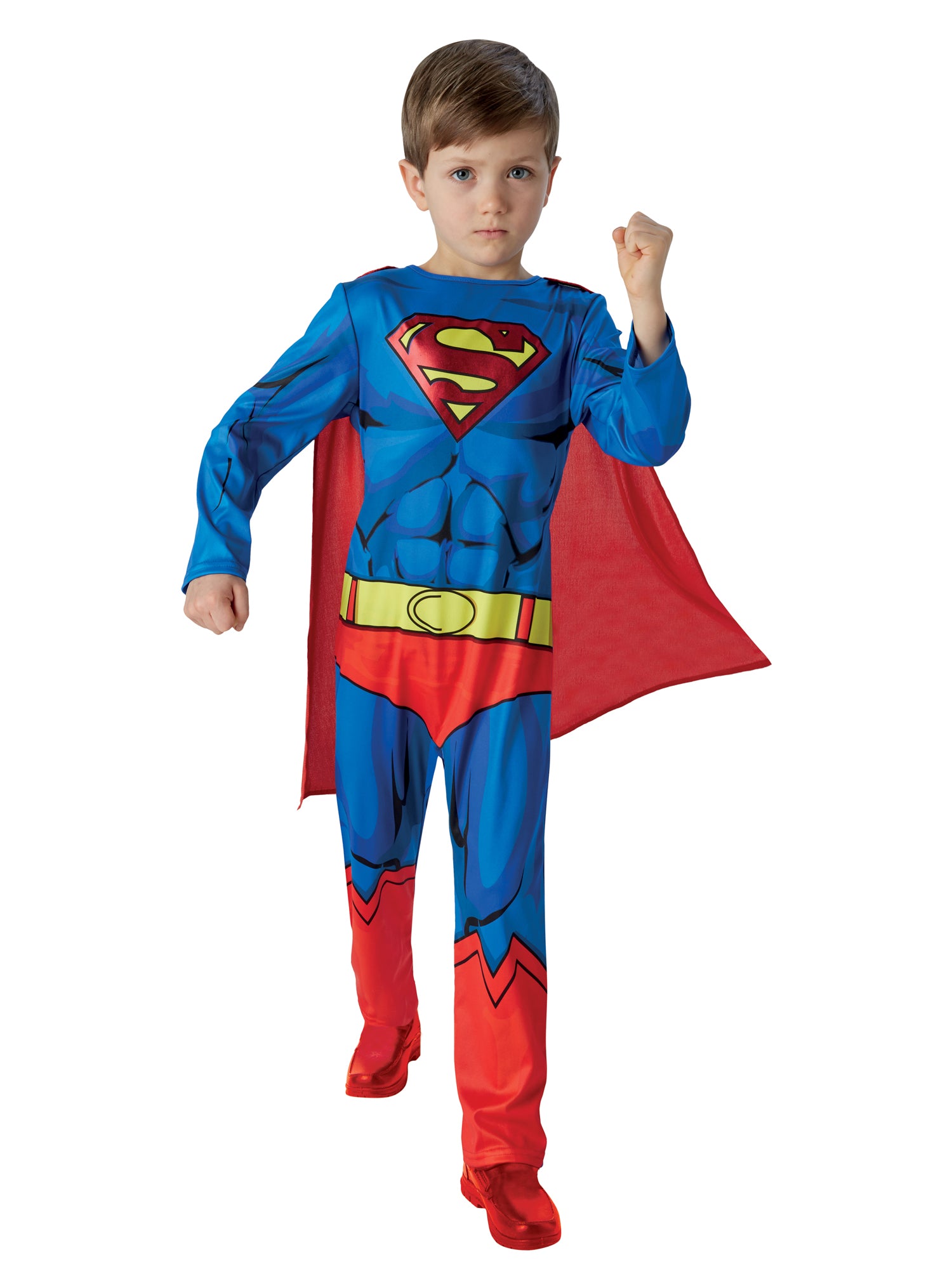 Superman, Multi, DC, Kids Costumes, Small, Front