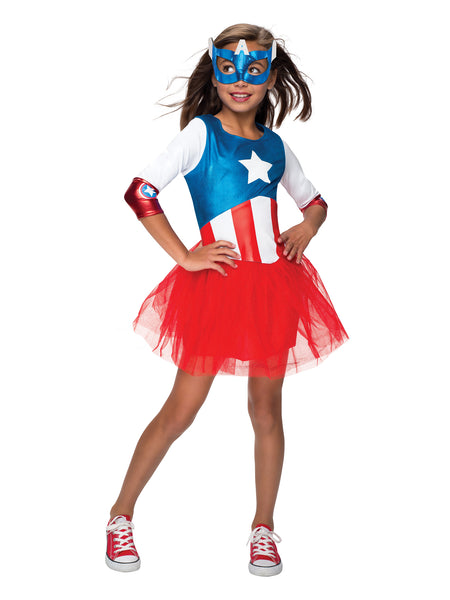 Kids Metallic Captain America Costume From Marvel
