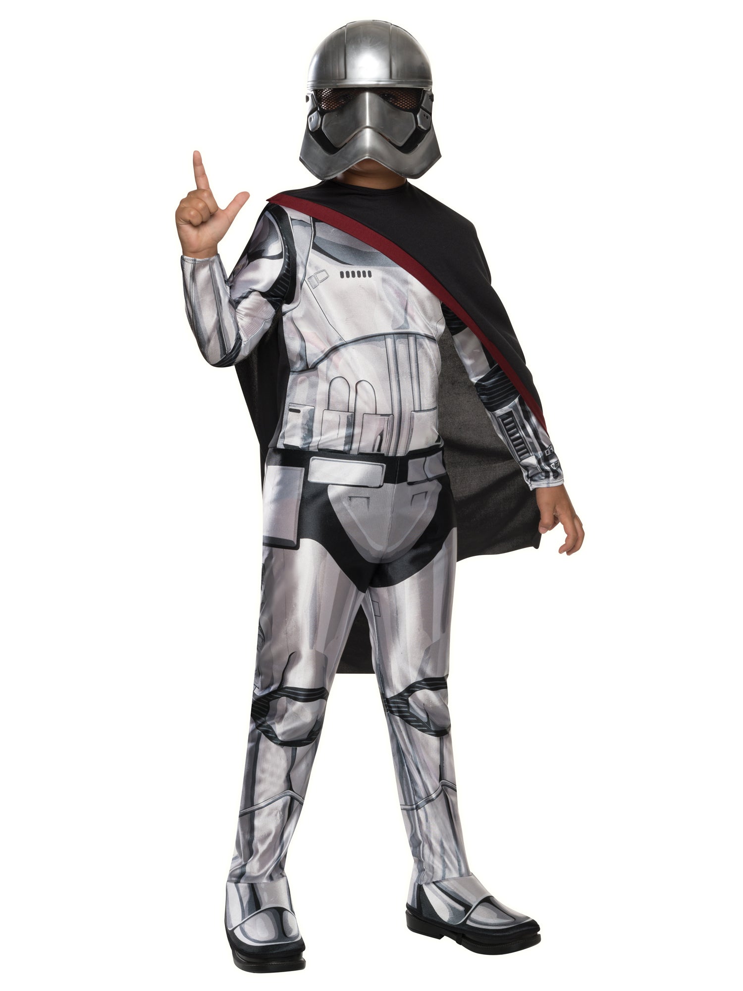 Captain Phasma, The Force Awakens, The Force Awakens, The Force Awakens, Multi, Star Wars, Kids Costumes, Small, Front