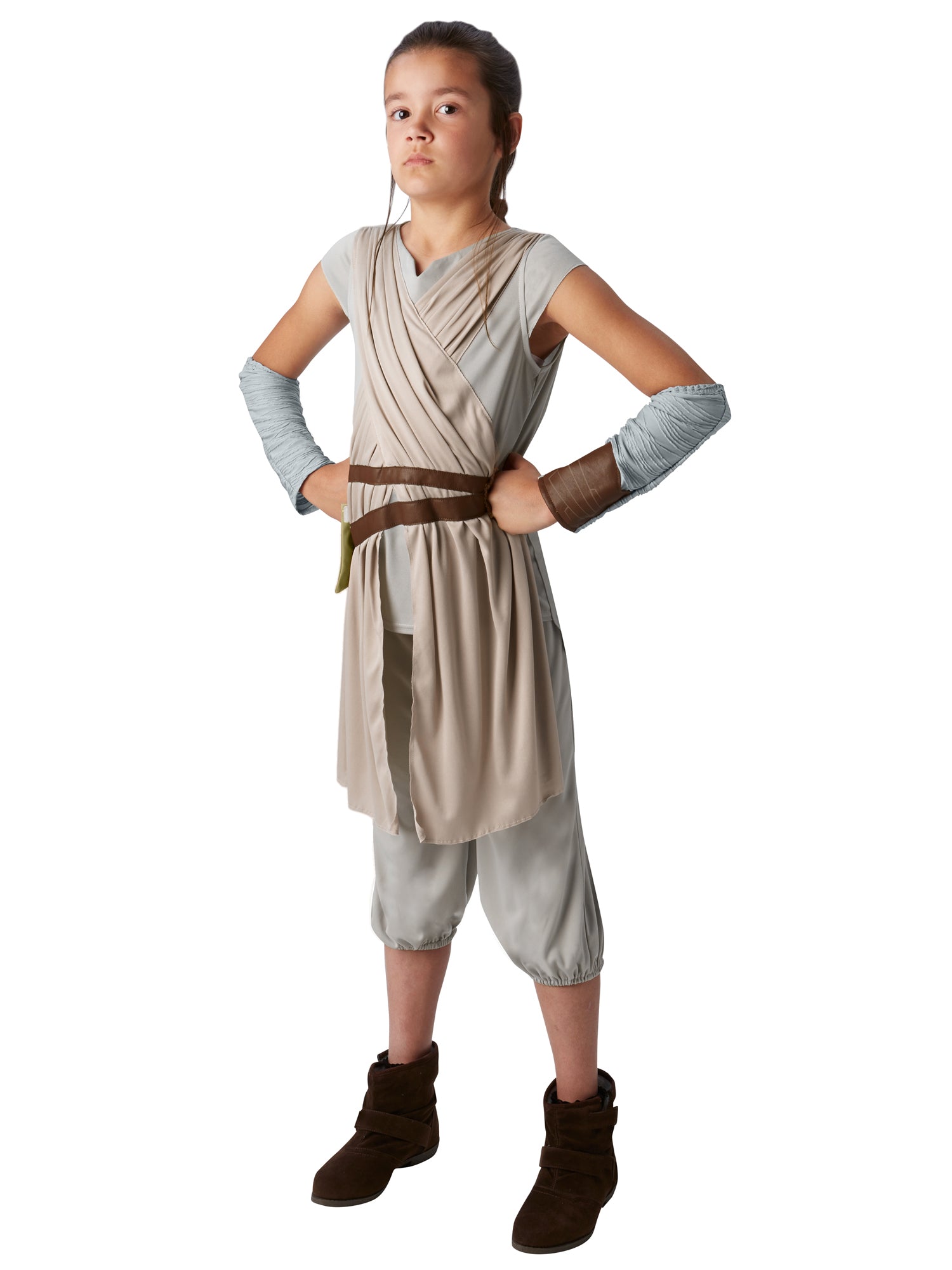 Rey, The Force Awakens, The Force Awakens, The Force Awakens, Multi, Star Wars, Kids Costumes, Extra Large, Front