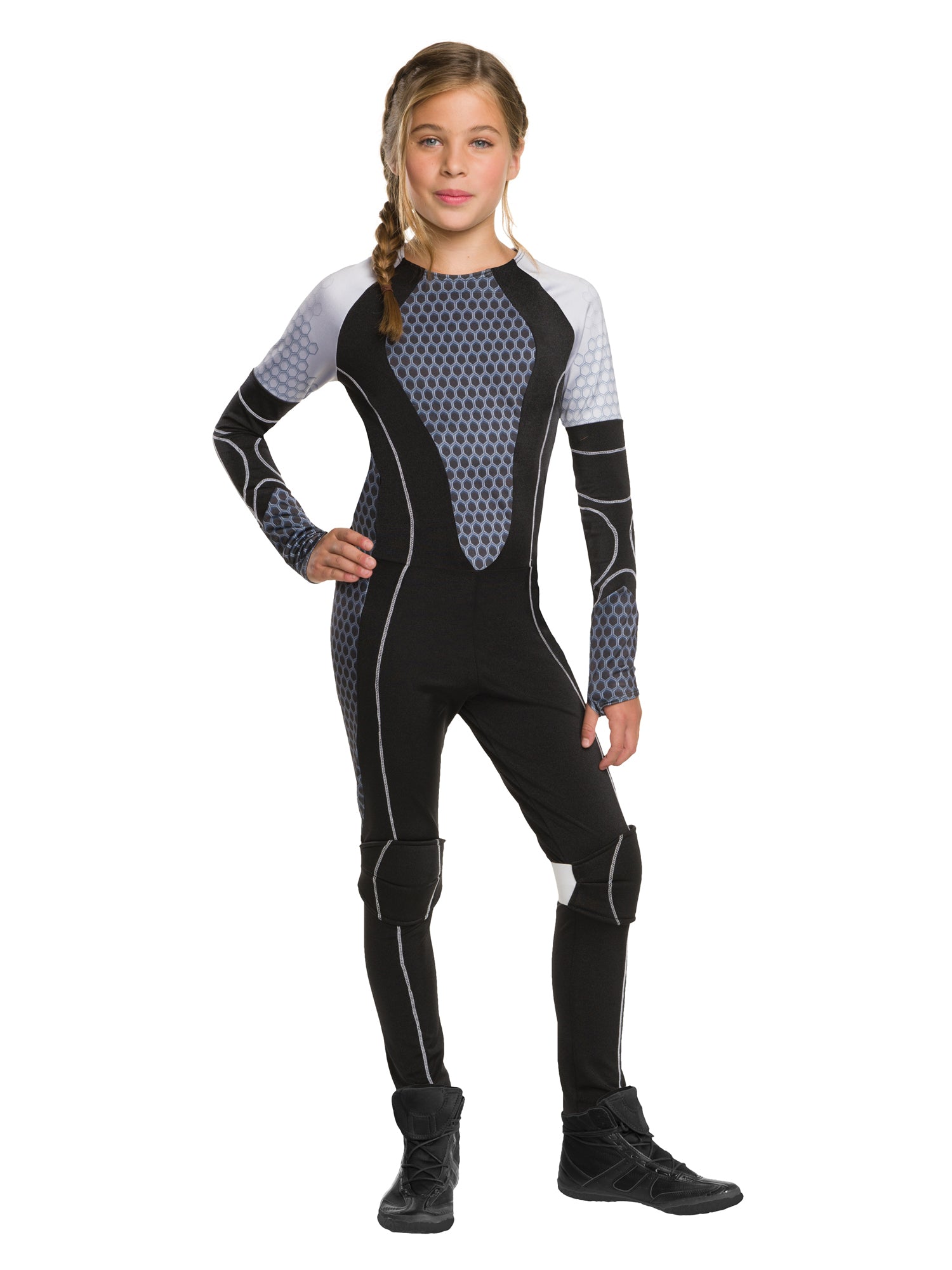 Katniss Everdeen, Multi, Hunger Games, Kids Costumes, Small, Front