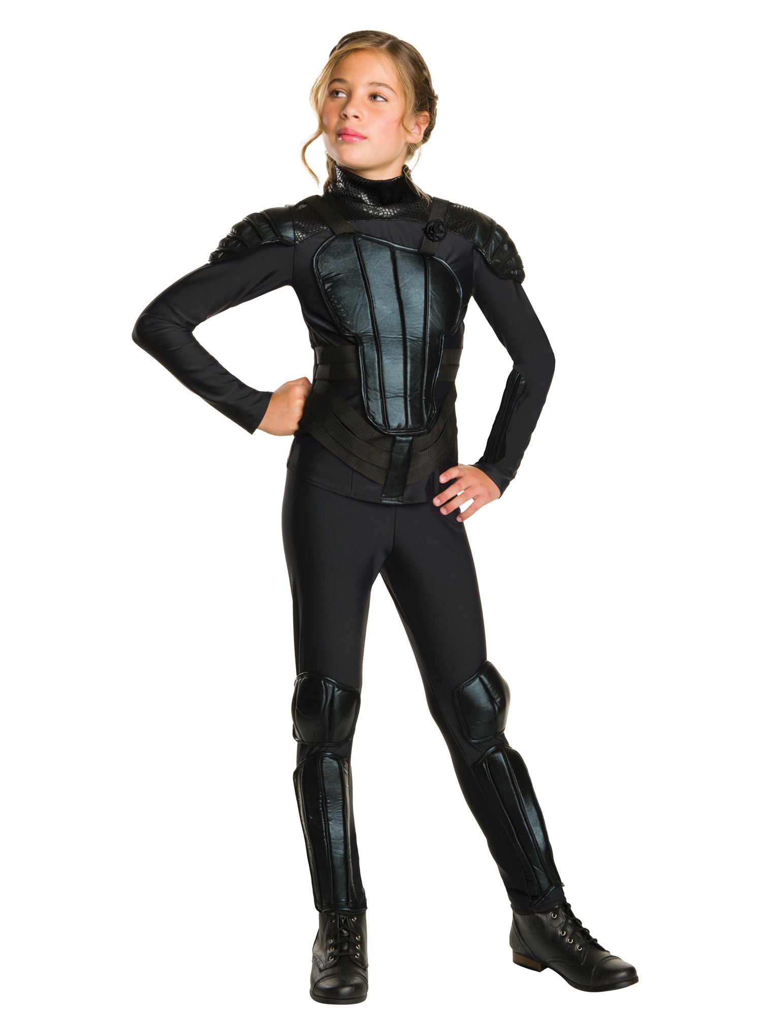 Katniss Everdeen, Multi, Hunger Games, Kids Costumes, Small, Front