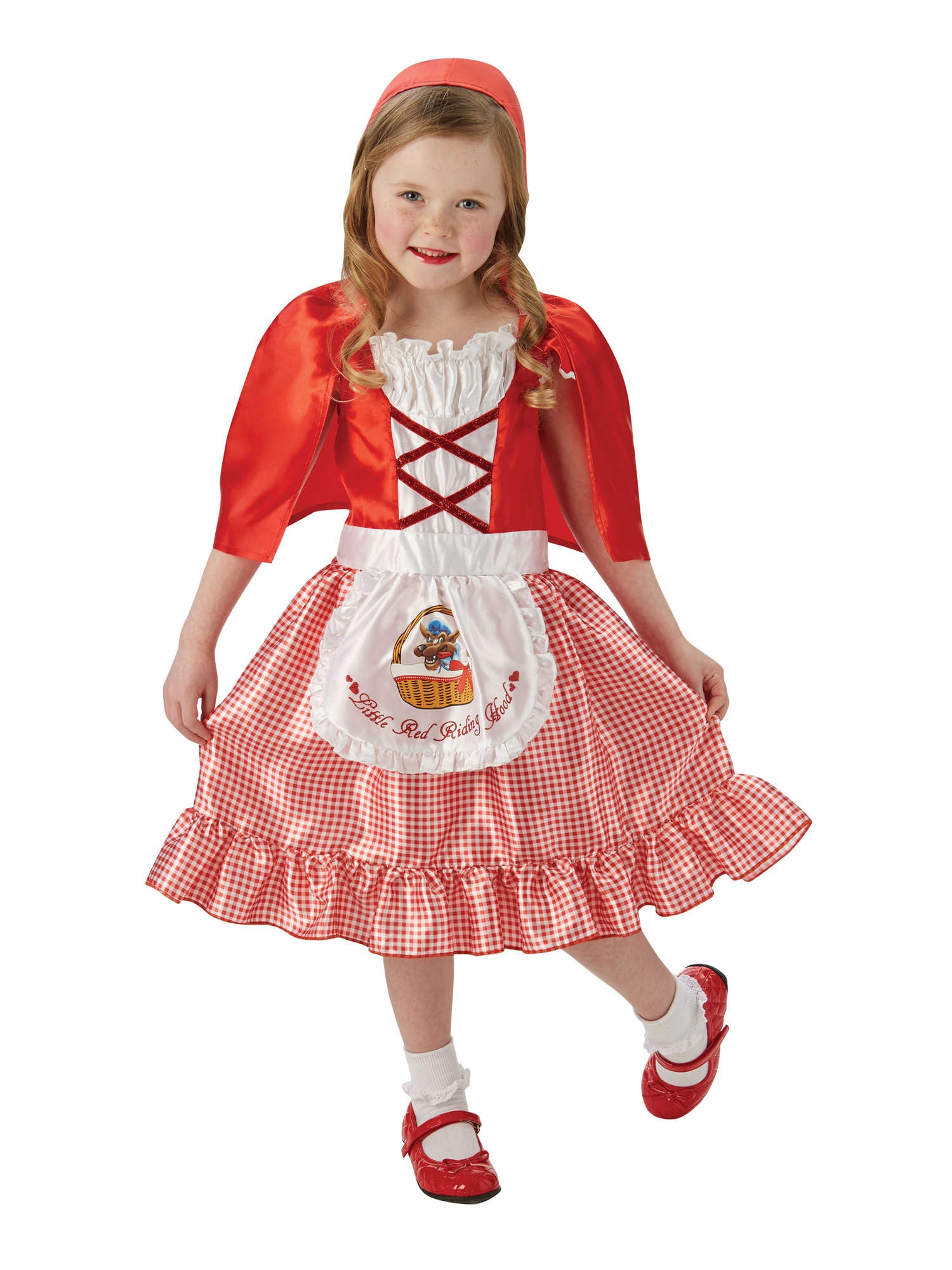 Red Riding Hood, Multi, Generic, Kids Costumes, Extra Large, Front