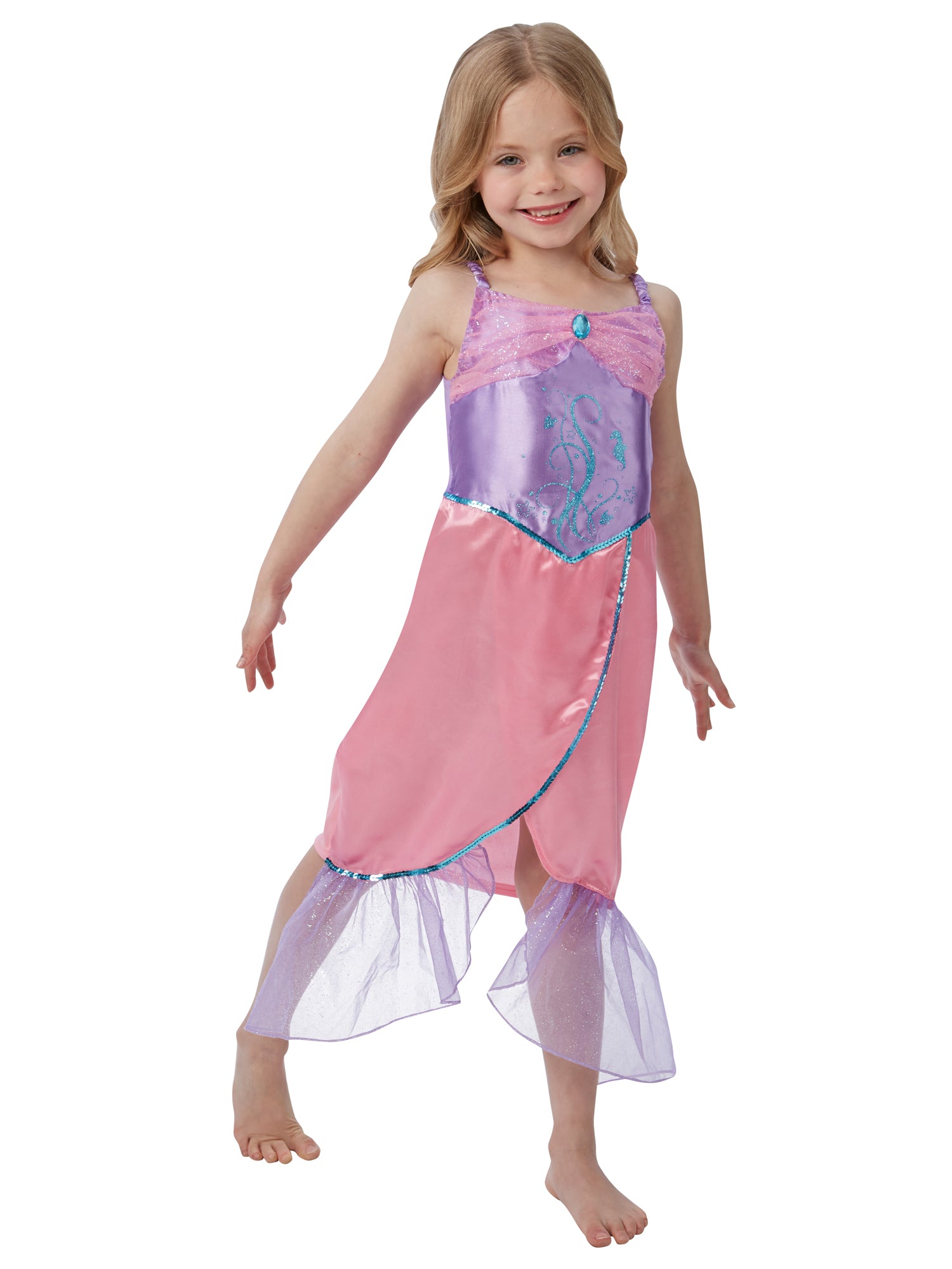 Mermaid, Multi, Generic, Kids Costumes, Small, Front