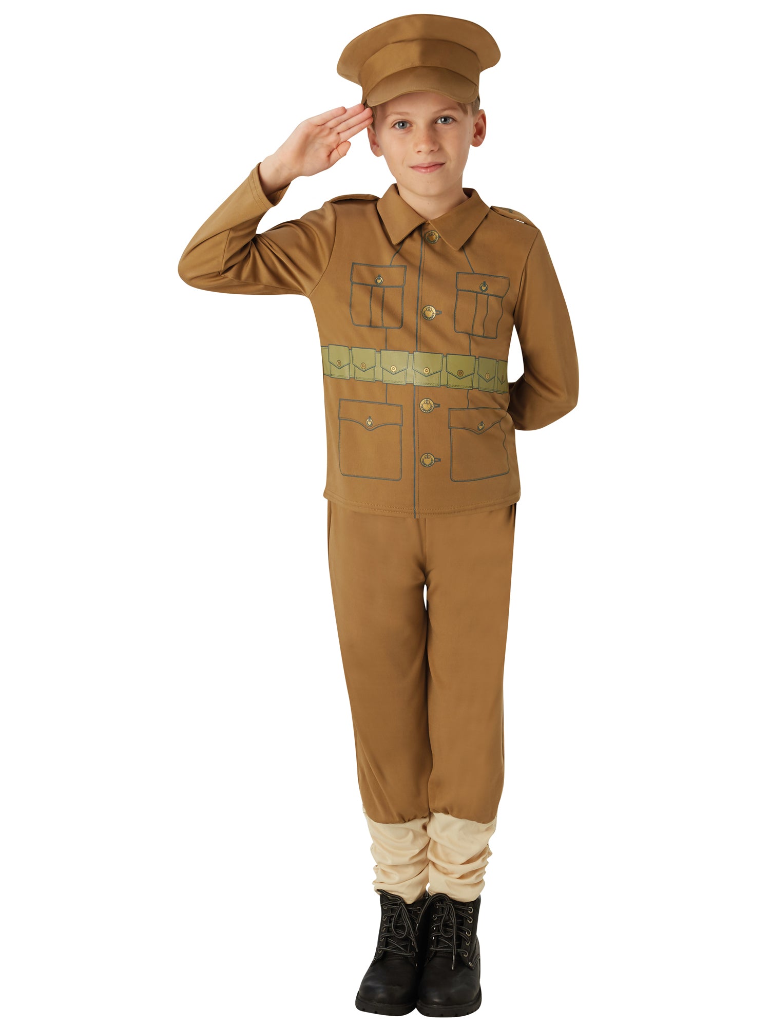 Army, Multi, Generic, Kids Costumes, Medium, Front
