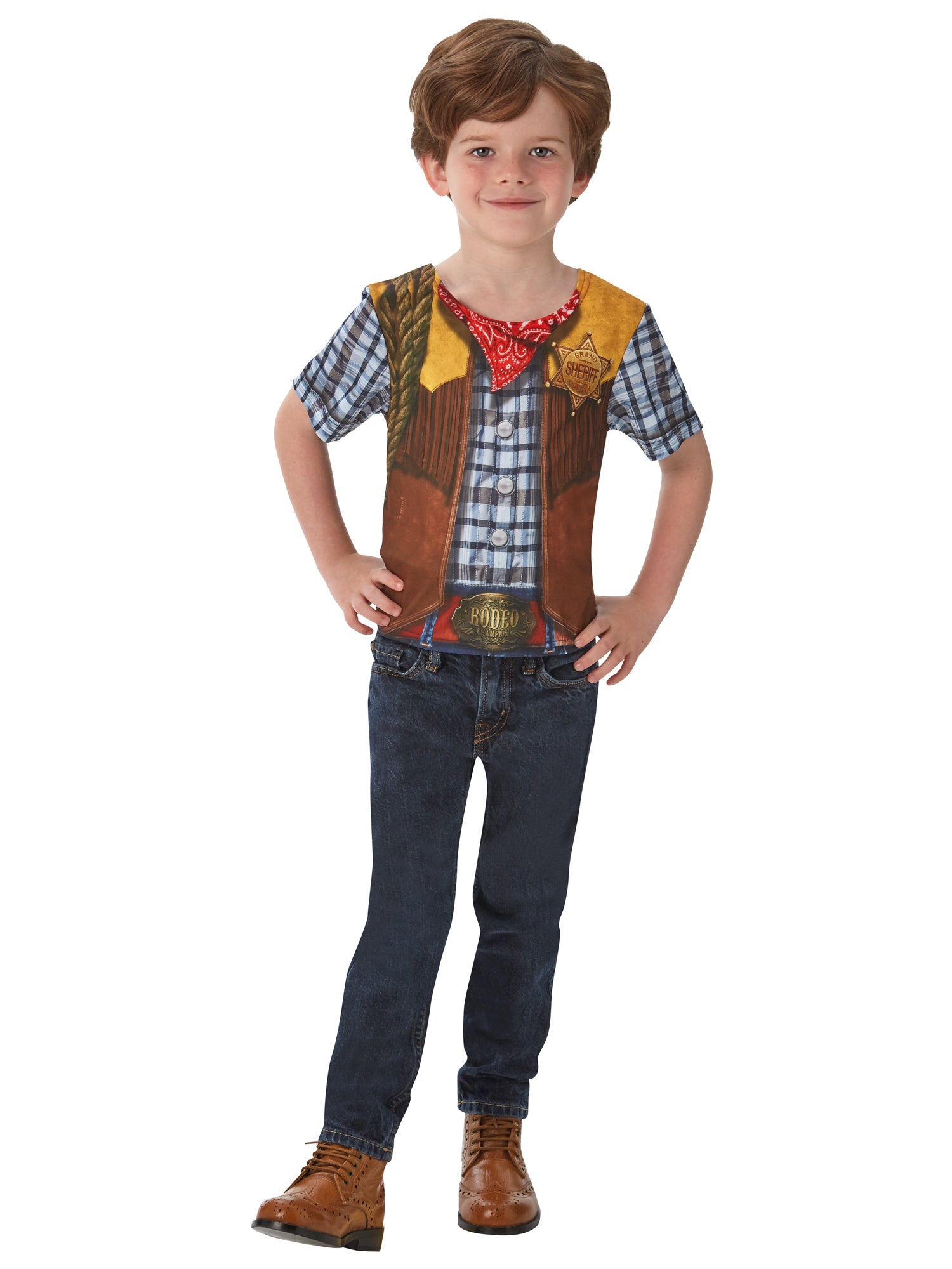 Western, Multi, Generic, Childrens Costume, Small, Front