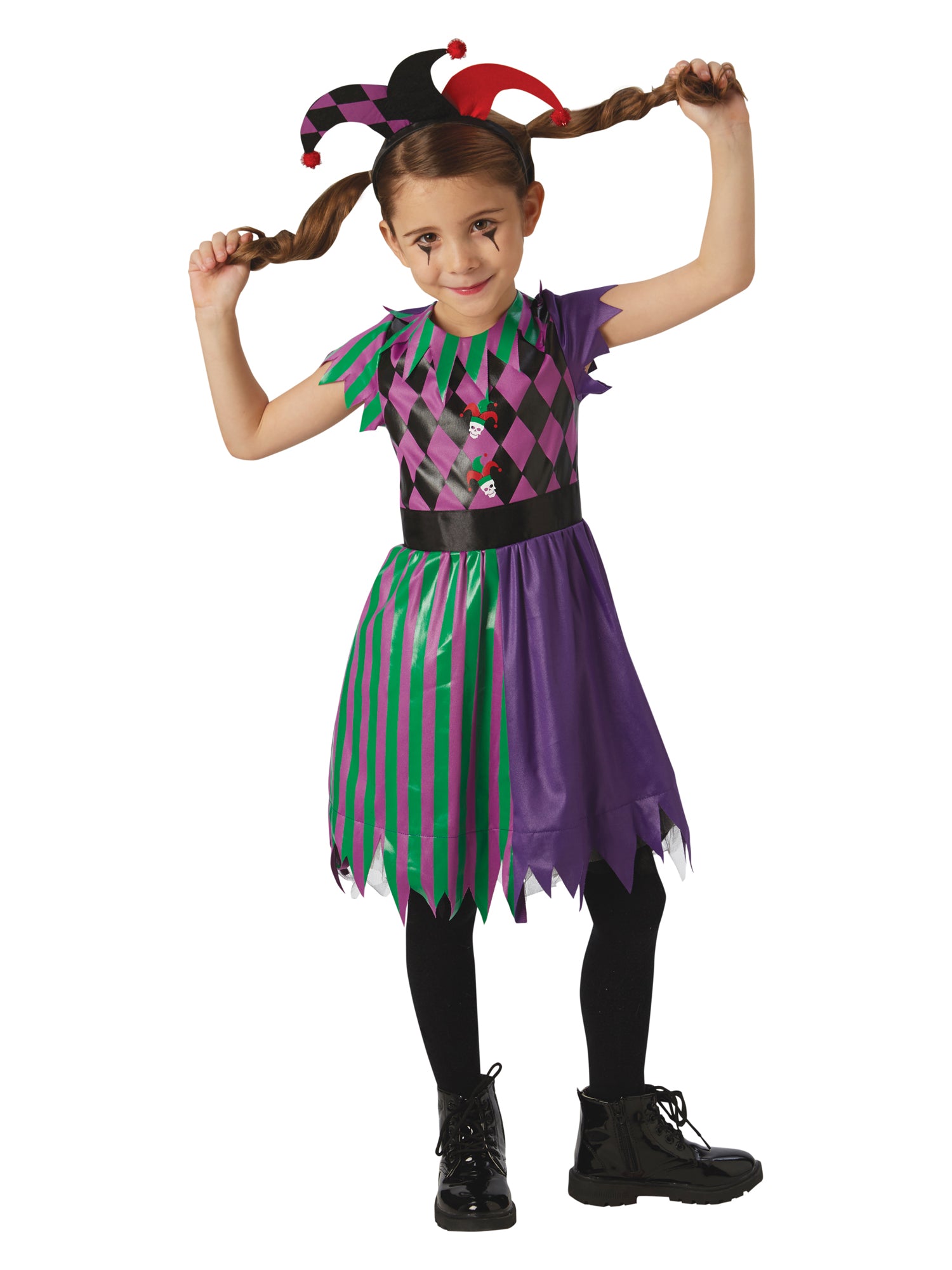 Clown, Multi, Forum, Kids Costumes, Medium, Front