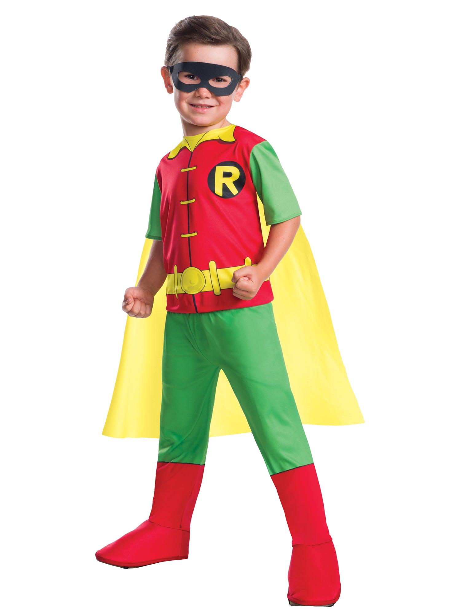 Robin, Batman, Multi, DC, Childrens Costume, Small, Front