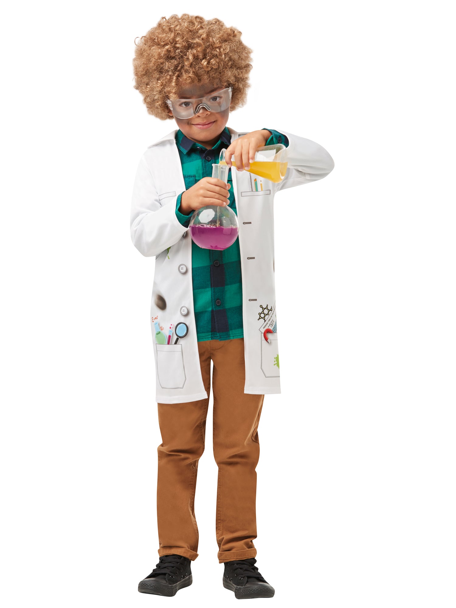 Mad Scientist, Multi, Generic, Kids Costumes, Medium, Front