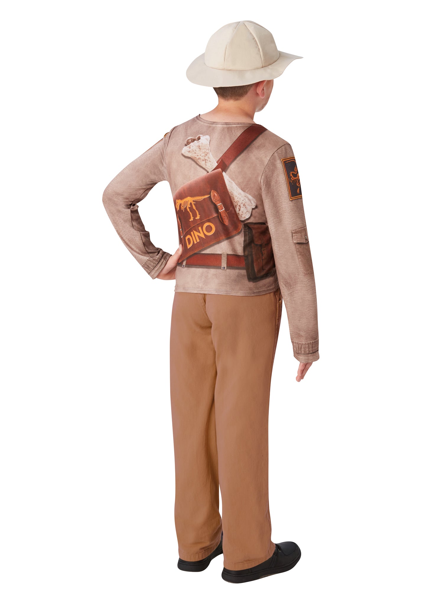 Dino Explorer, Multi, Generic, Childrens Costume, Extra Large, Side