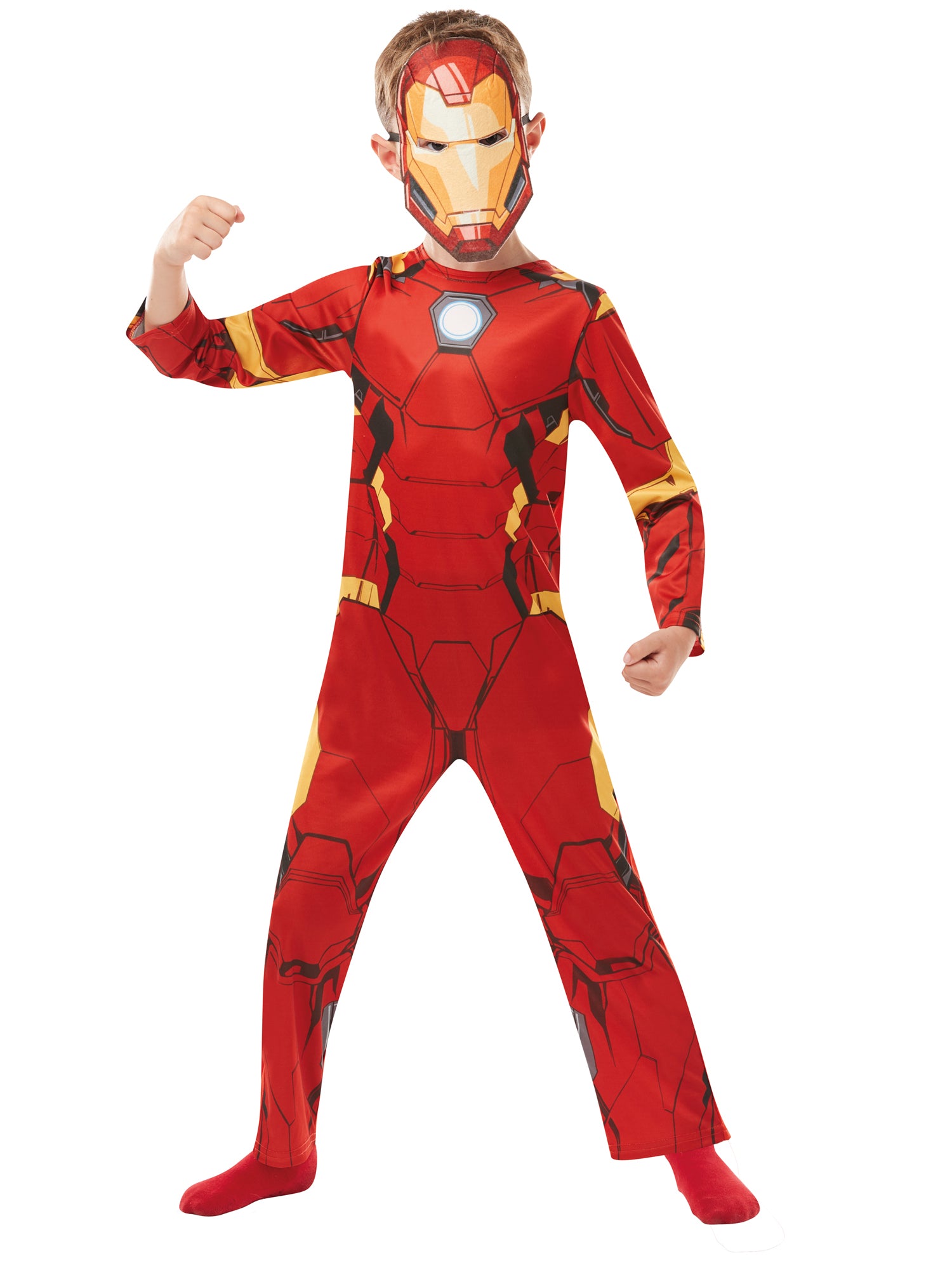 Iron Man, Avengers, Multi, Marvel, Kids Costumes, , Back