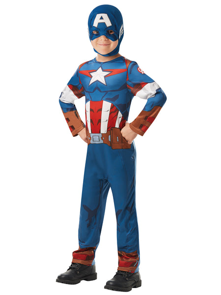 Toddler Kids Captain America Costume From Marvel
