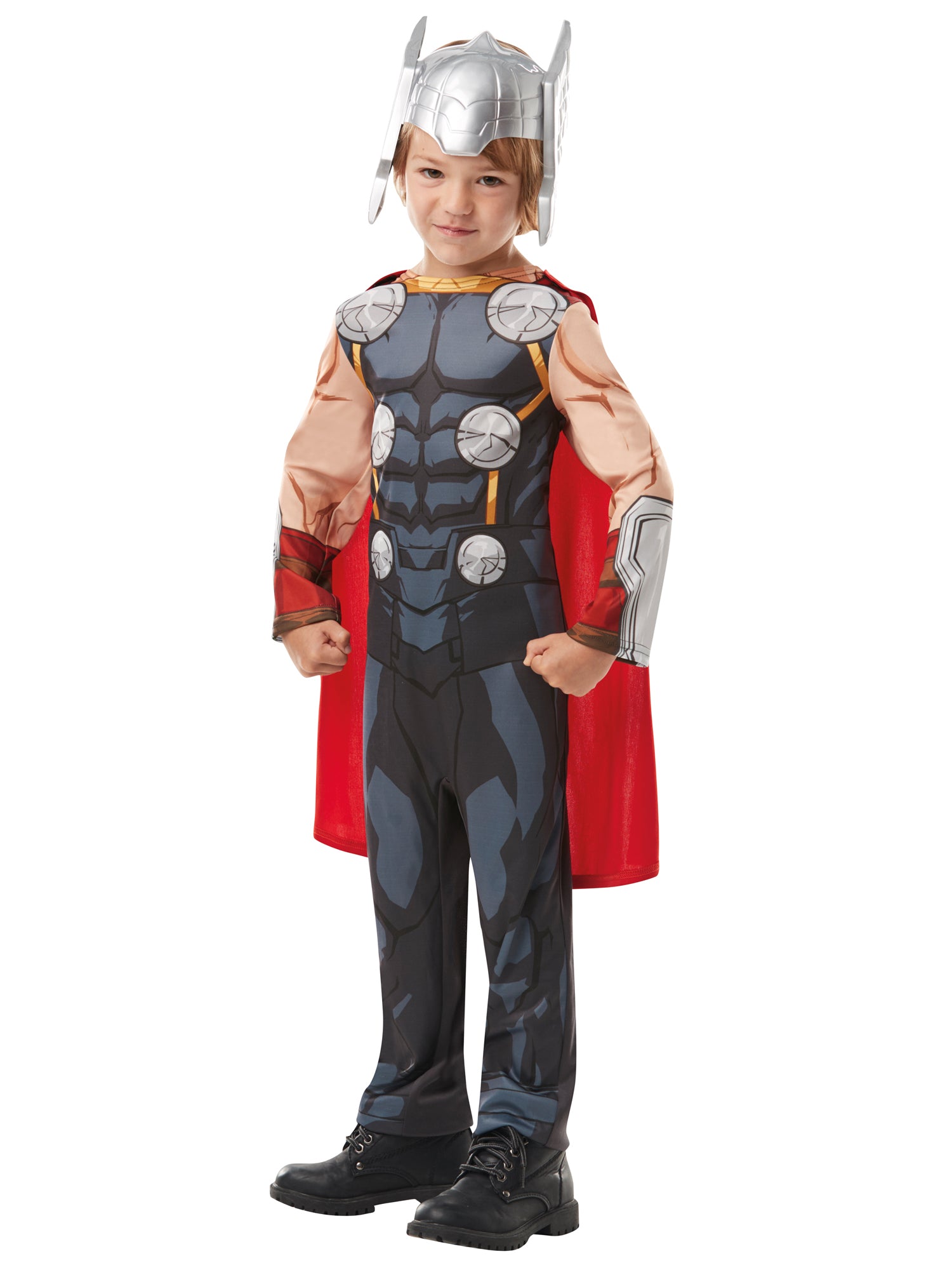 Thor, Avengers, Multi, Marvel, Kids Costumes, , Back