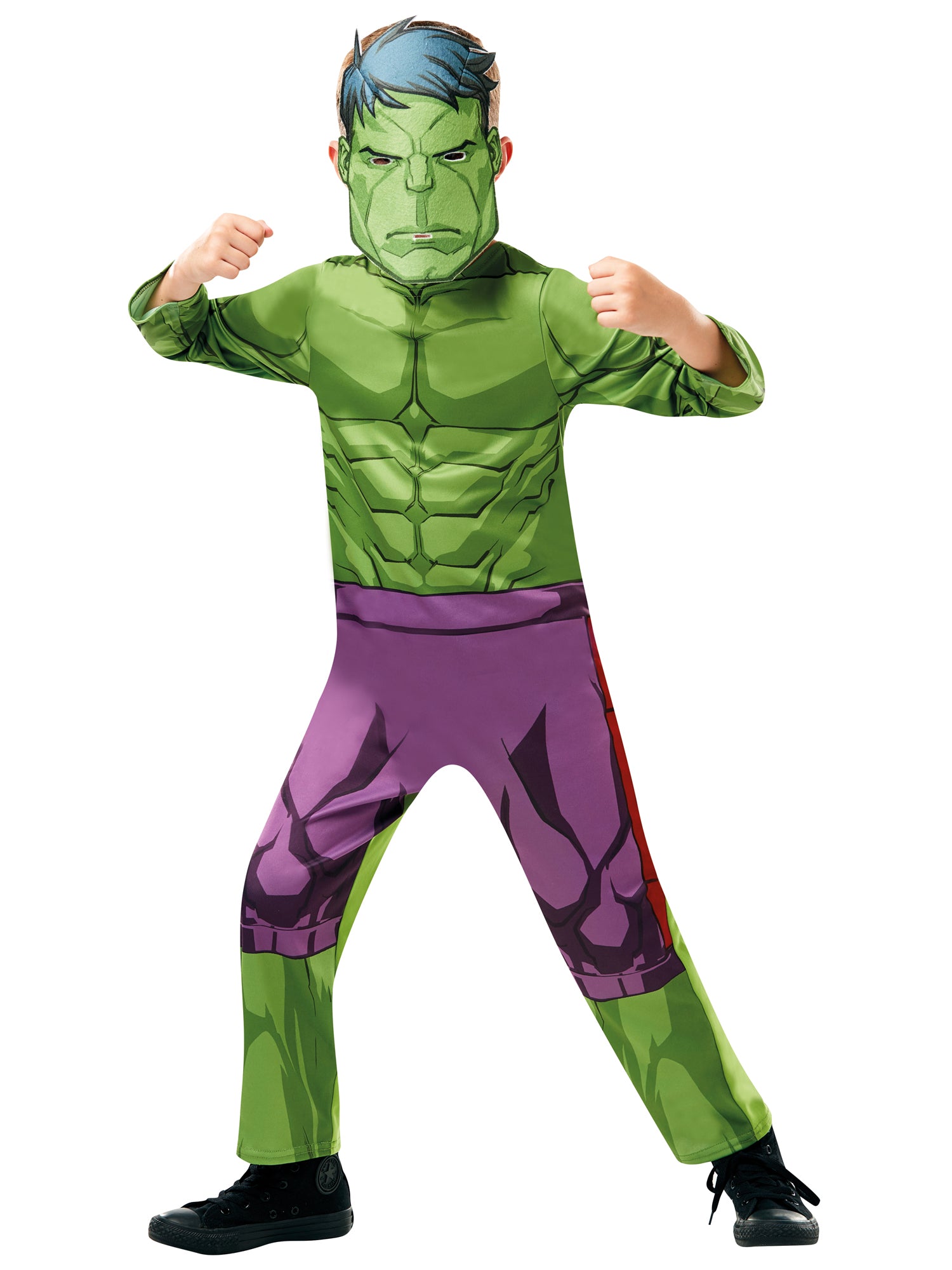 The Incredible Hulk, Avengers, Multi, Marvel, Kids Costumes, , Front