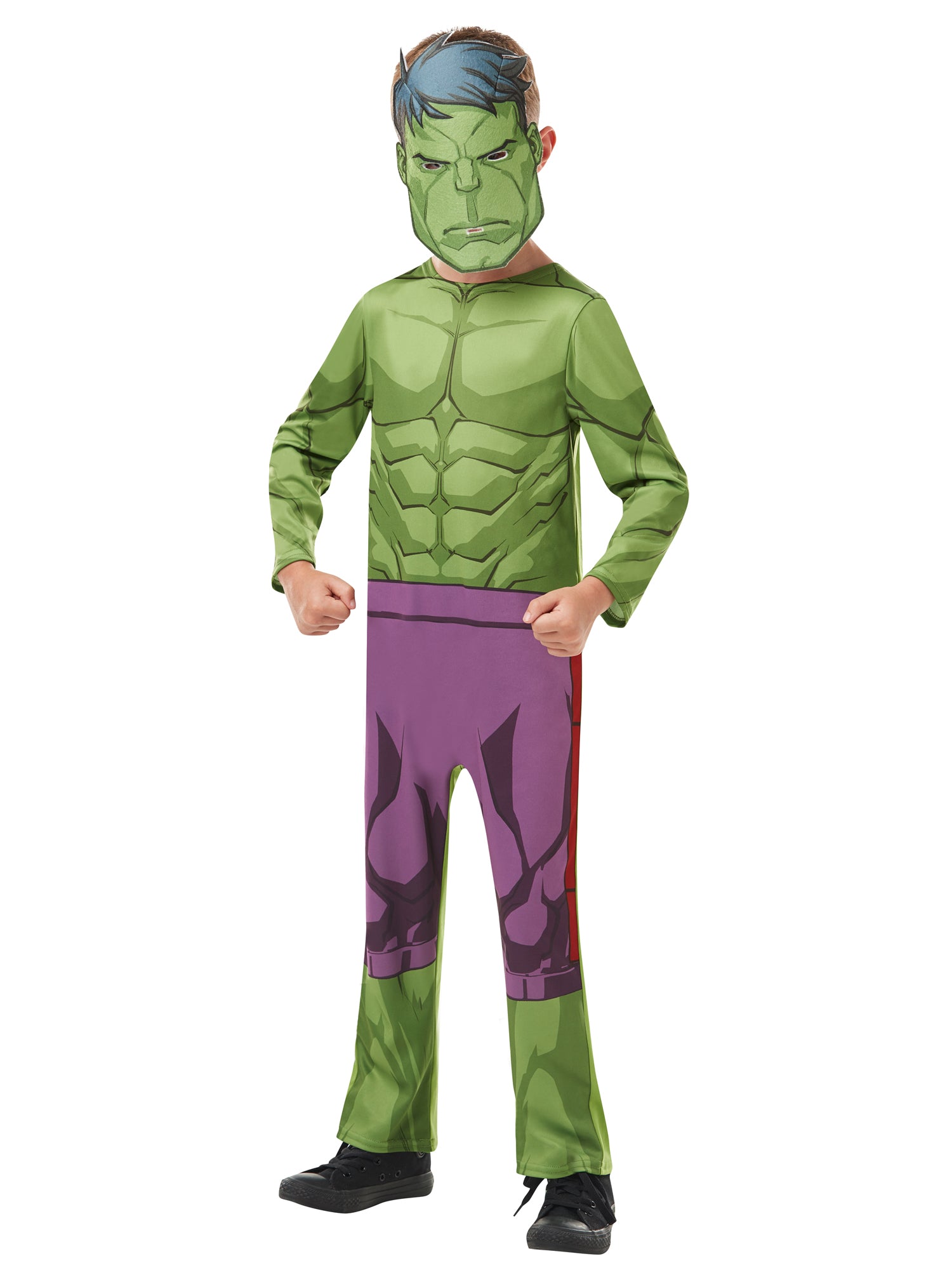 The Incredible Hulk, Avengers, Multi, Marvel, Kids Costumes, , Back