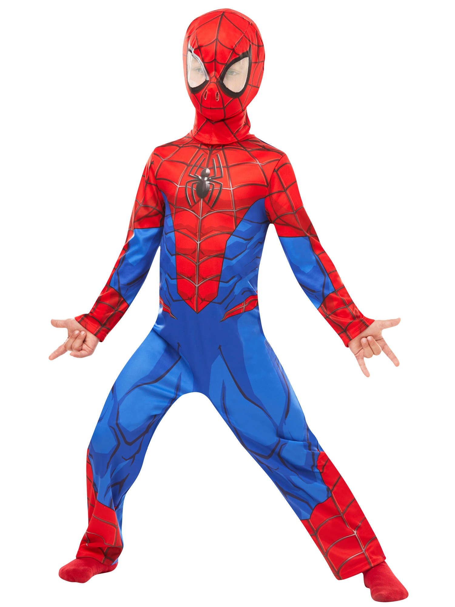 Spider-Man, Avengers, Multi, Marvel, Kids Costumes, Small, Back