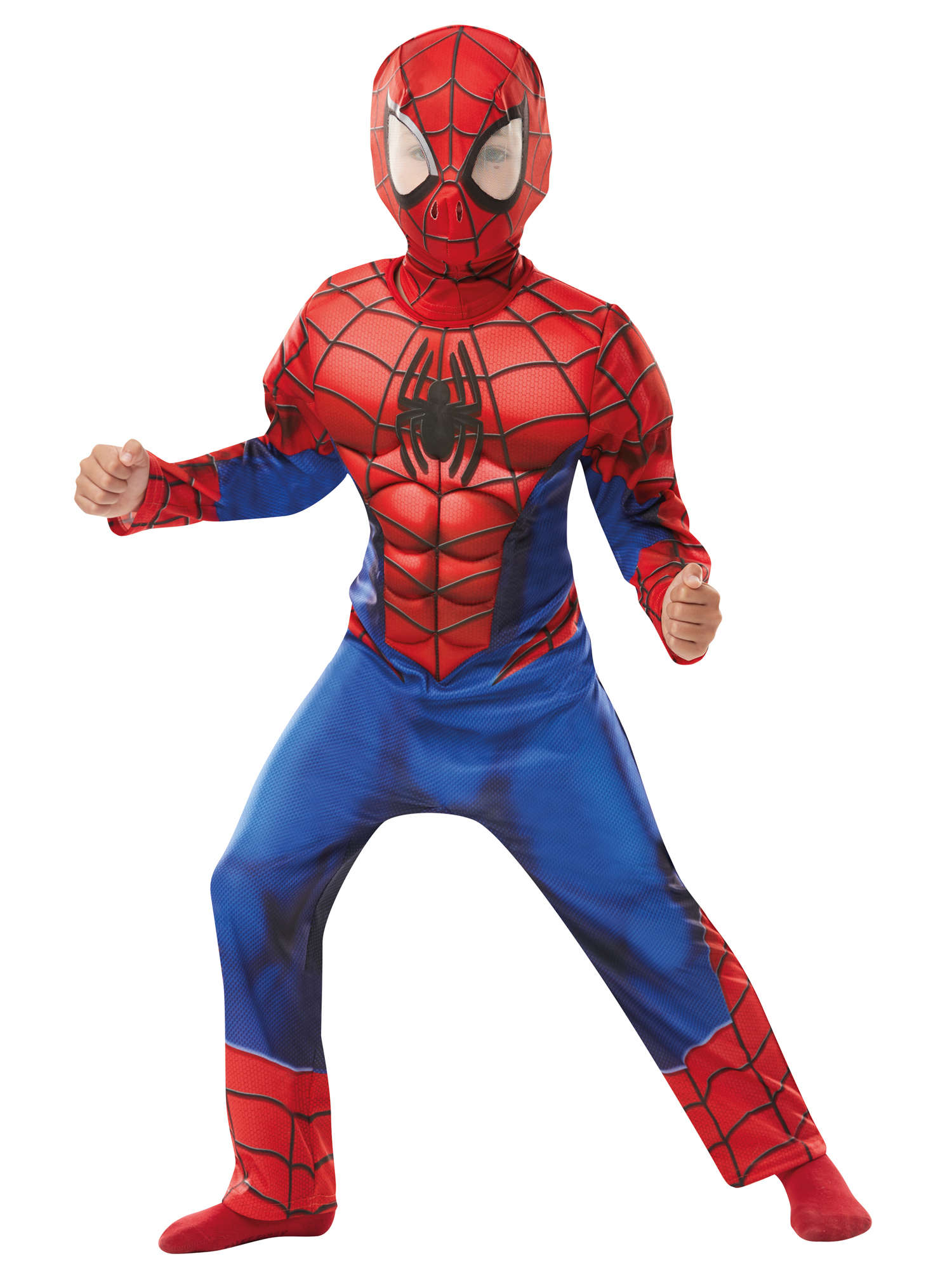 Spider-Man, Avengers, Multi, Marvel, Kids Costumes, Medium, Front