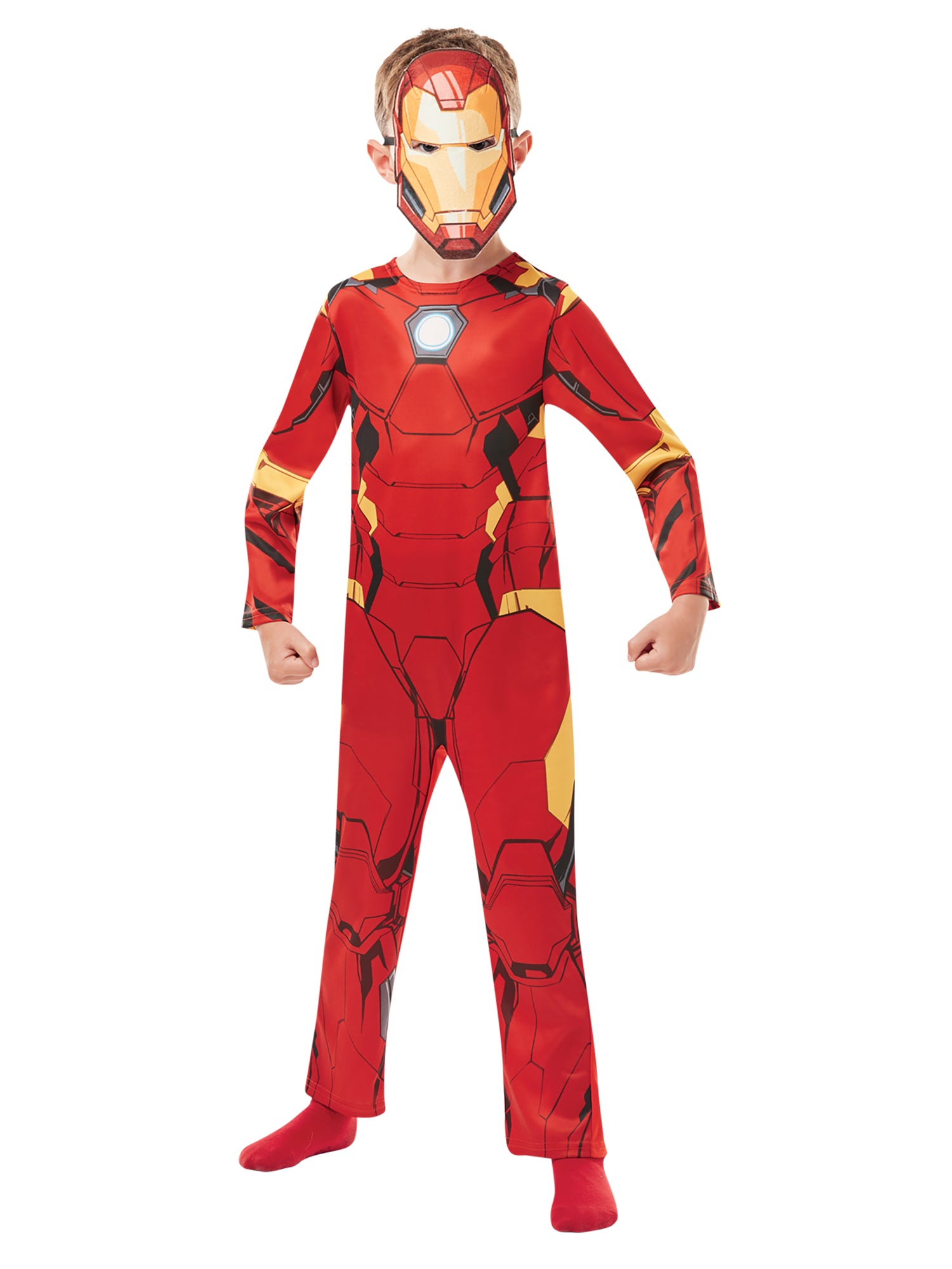 Iron Man, Avengers, Multi, Marvel, Kids Costumes, Extra Large, Front