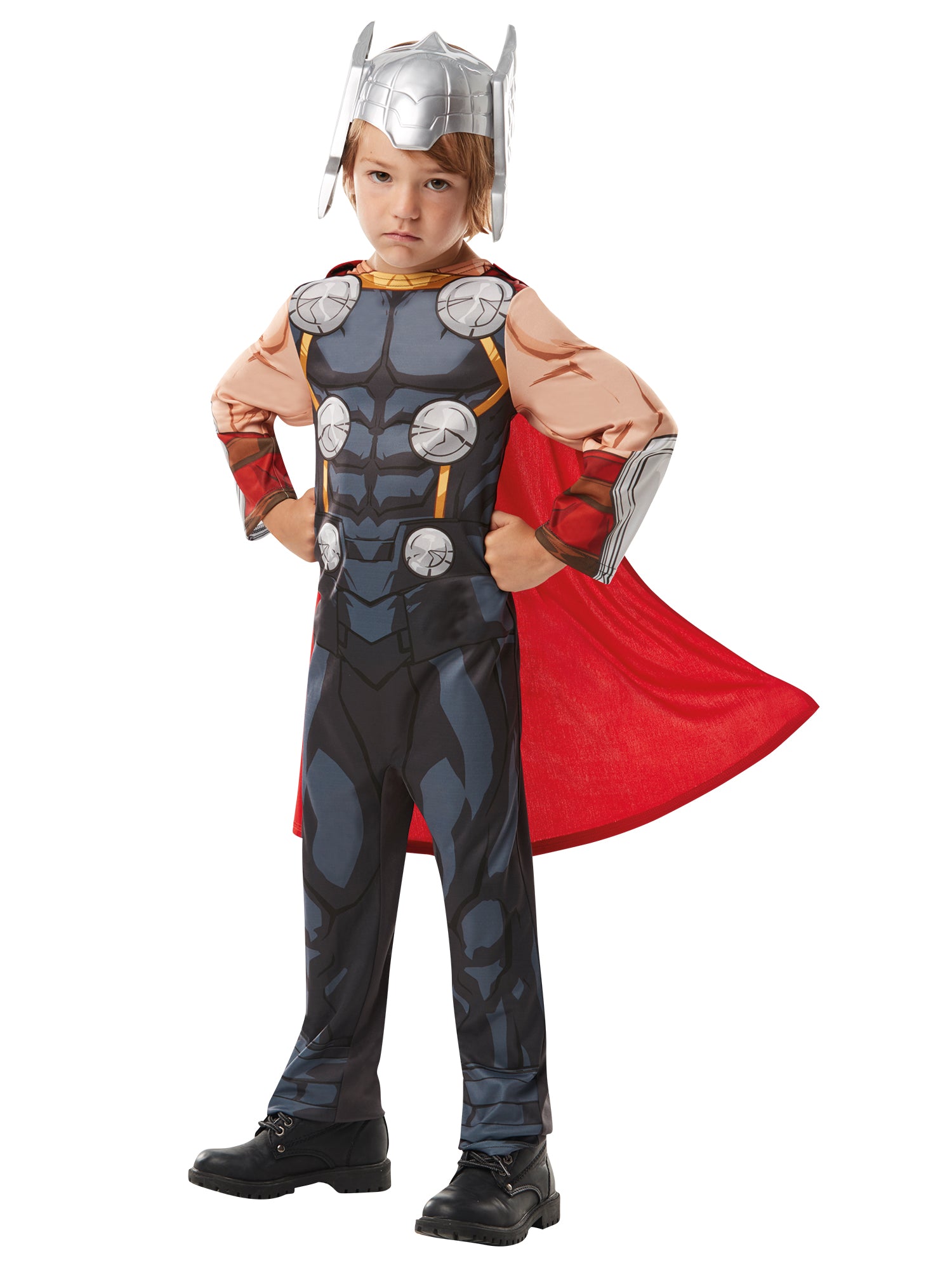 Thor, Avengers, Multi, Marvel, Kids Costumes, Extra Large, Front