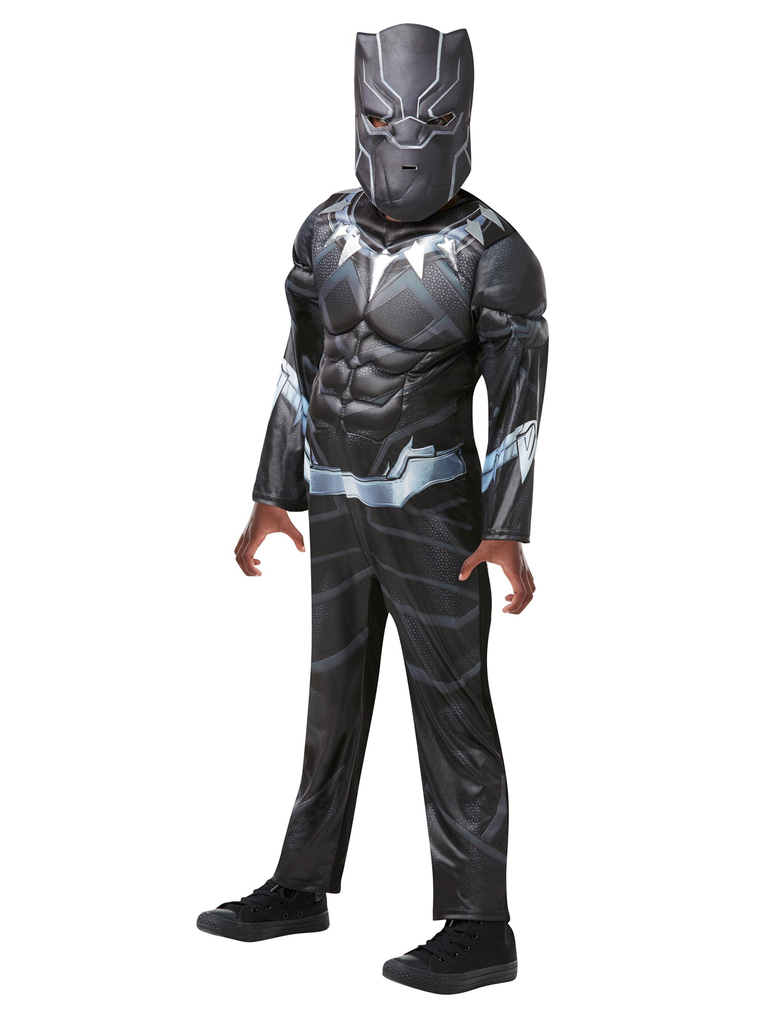 Black Panther, Avengers, Multi, Marvel, Kids Costumes, Large, Front