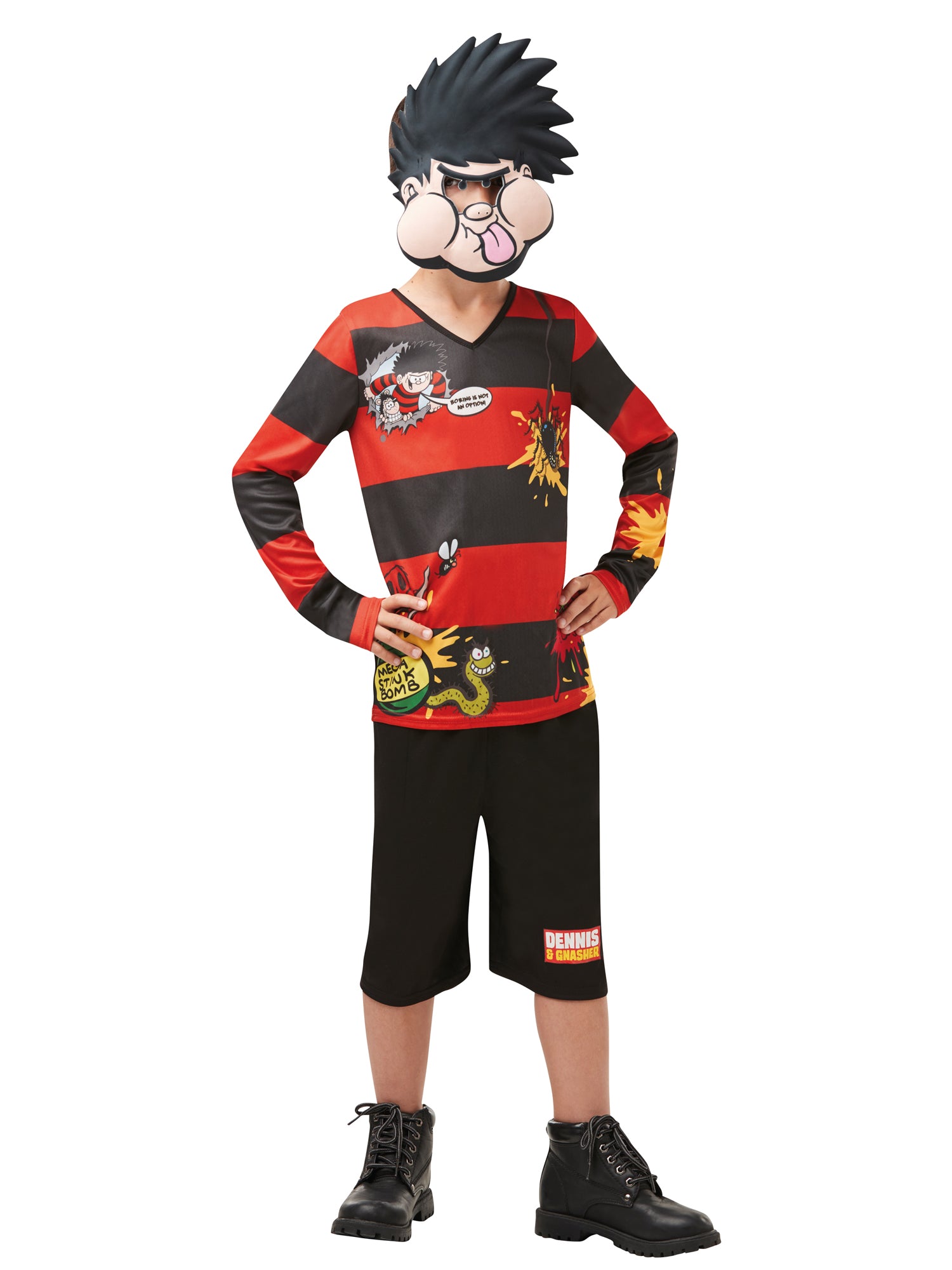 Dennis The Menace, Multi, Beano, Kids Costumes, Medium, Front