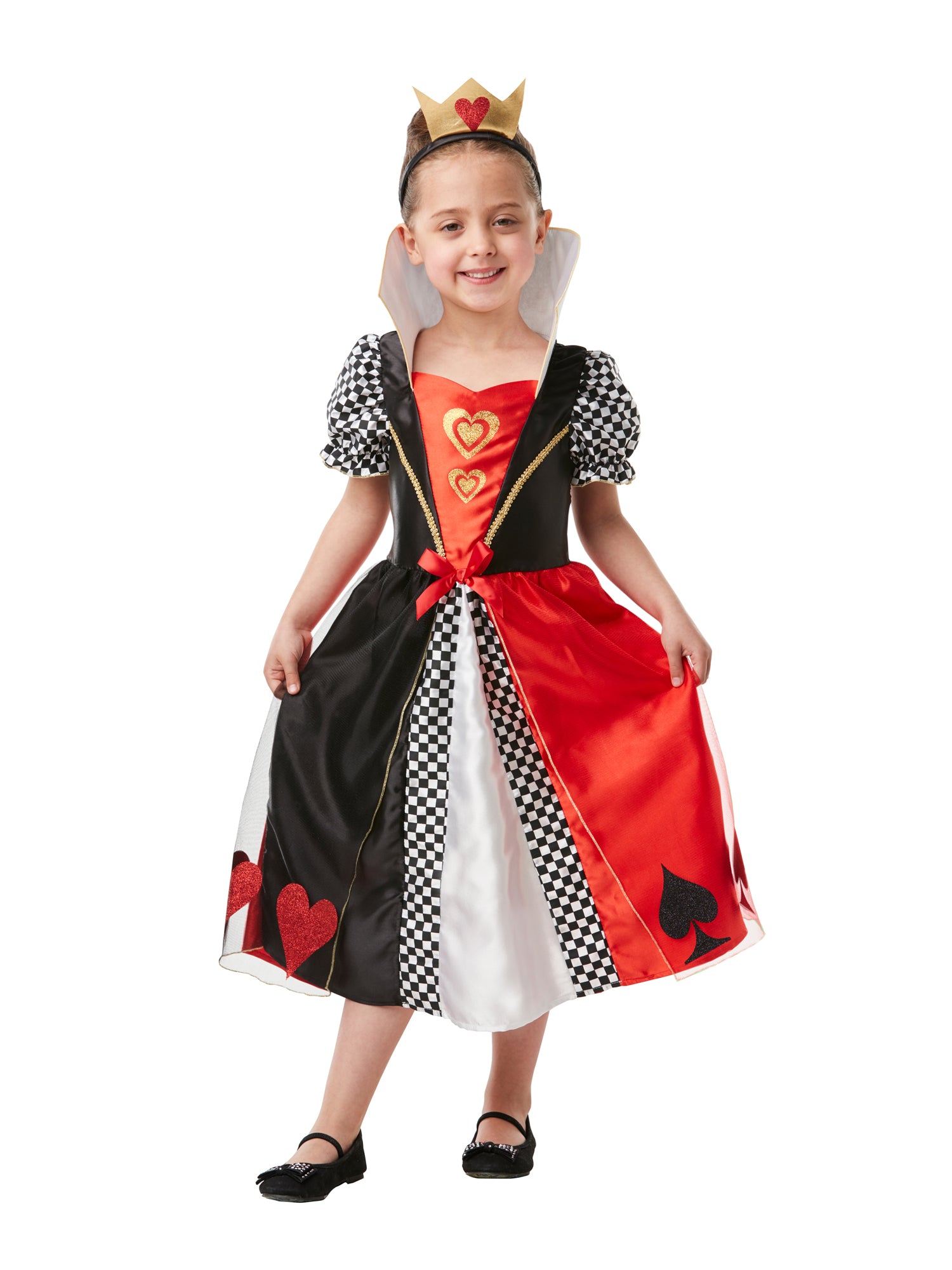 Red Queen, Alice In Wonderland, Multi, Forum, Kids Costumes, Small, Front