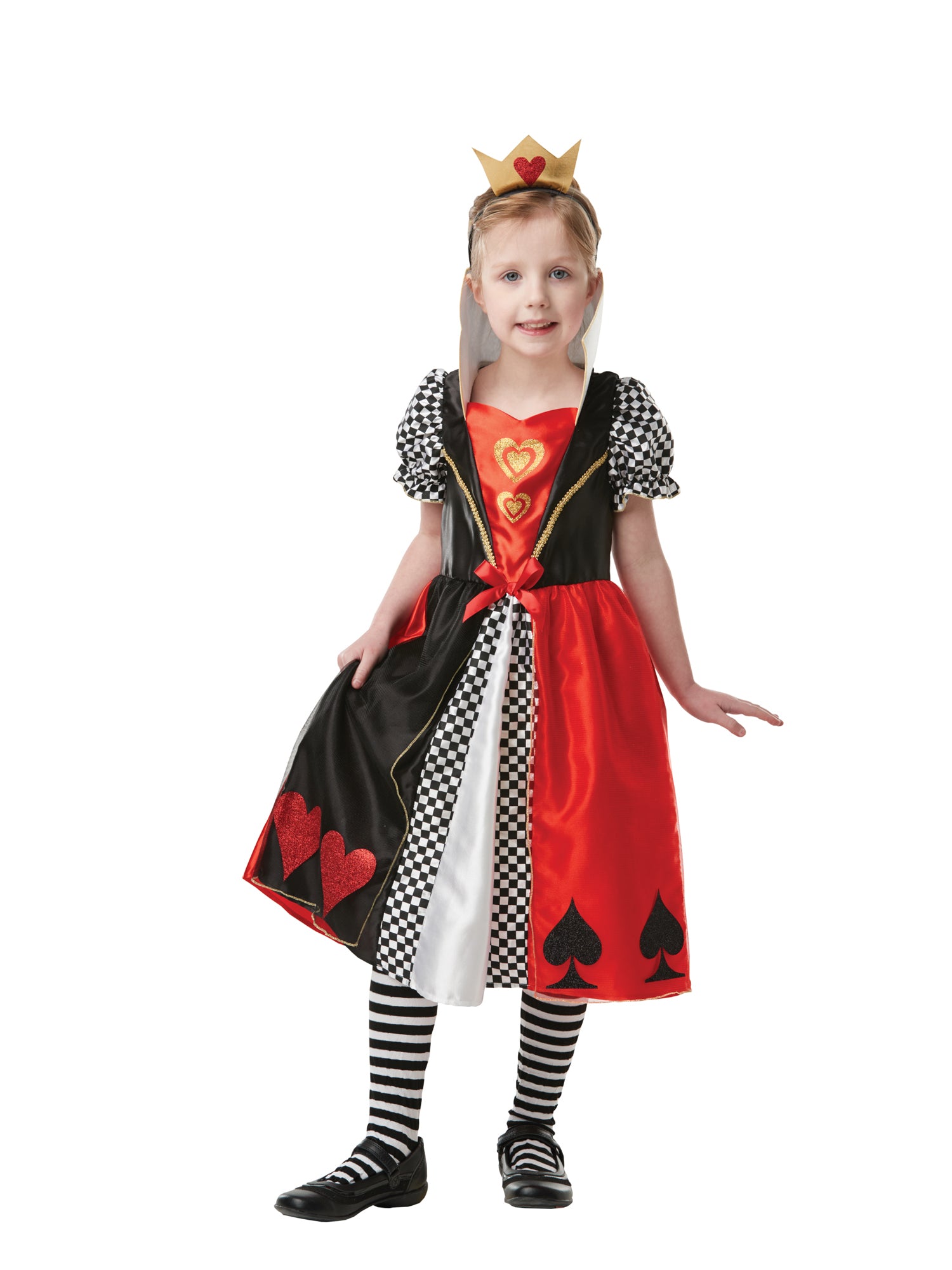 Red Queen, Alice In Wonderland, Multi, Forum, Kids Costumes, Small, Back