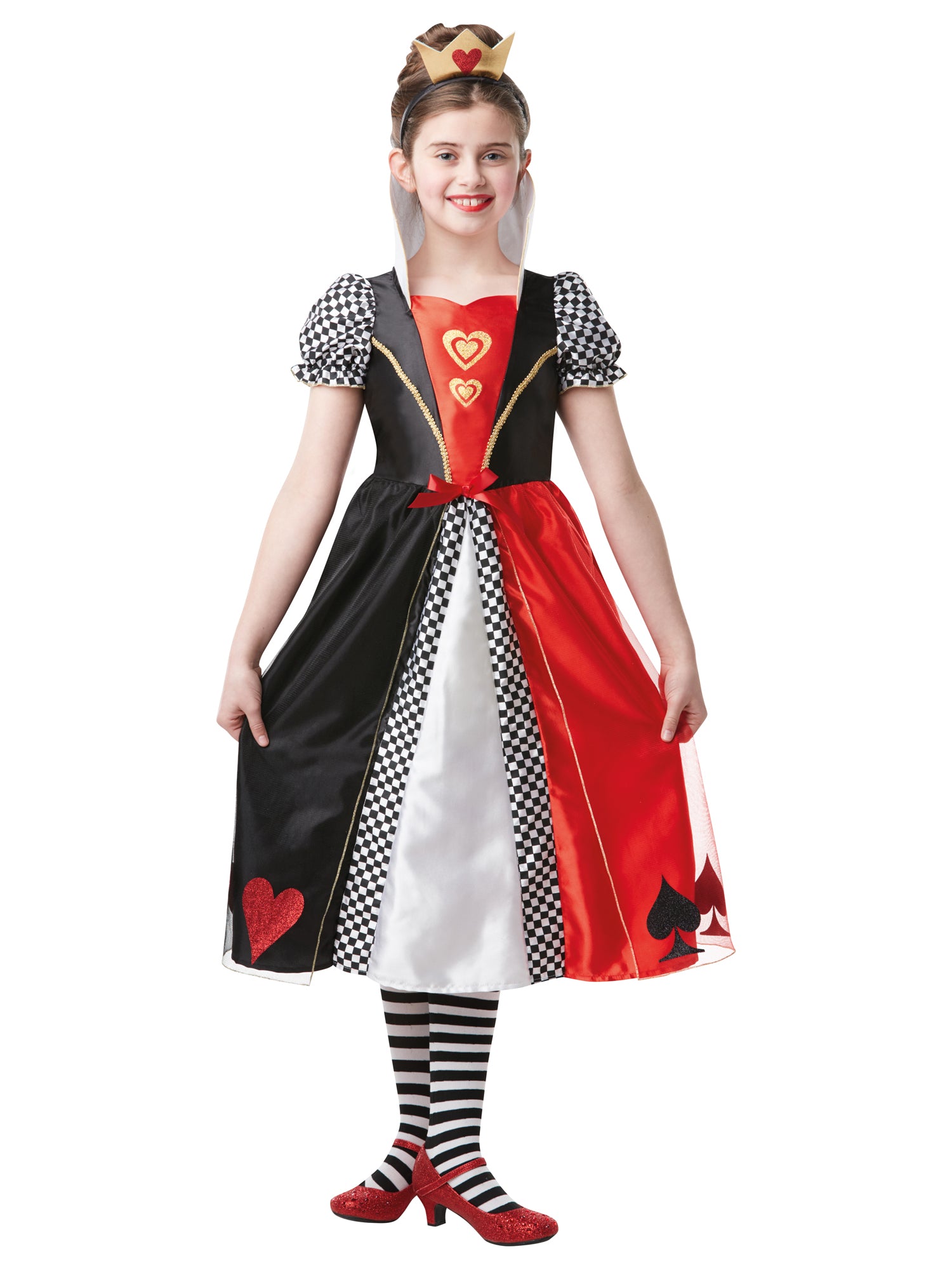 Red Queen, Alice In Wonderland, Multi, Expired - Disney Princess, Kids Costumes, Extra Large, Front